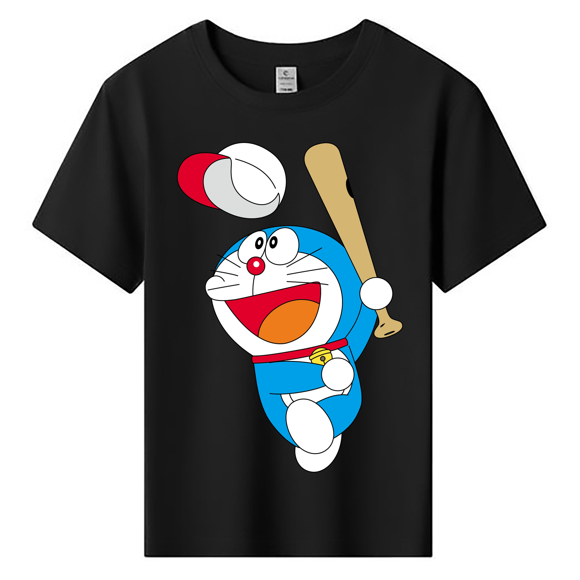 （画像用） ドラえもん Doraemon 綿100％キッズTシャツ（フロントプリント）
