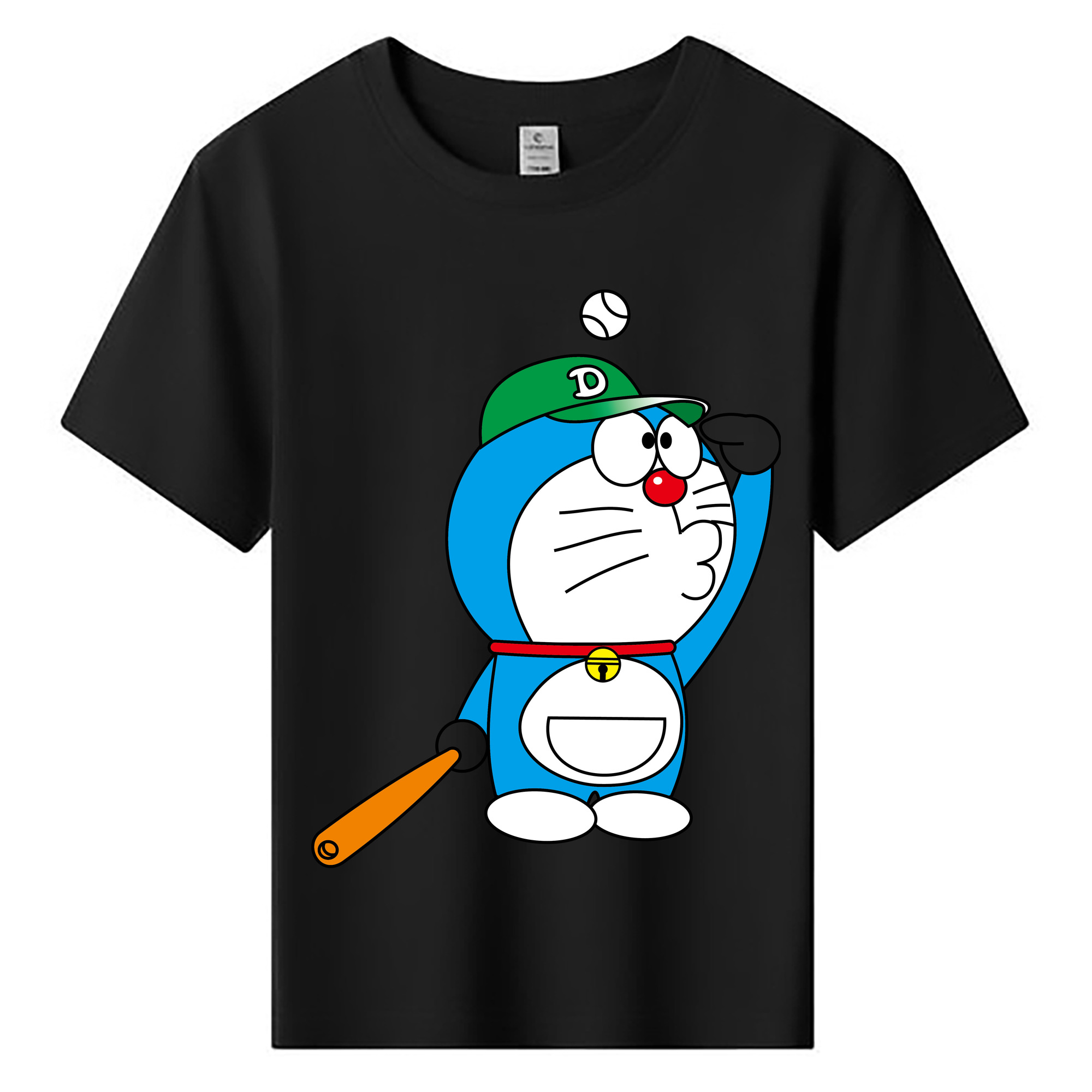 （画像用） ドラえもん Doraemon 綿100％キッズTシャツ（フロントプリント）