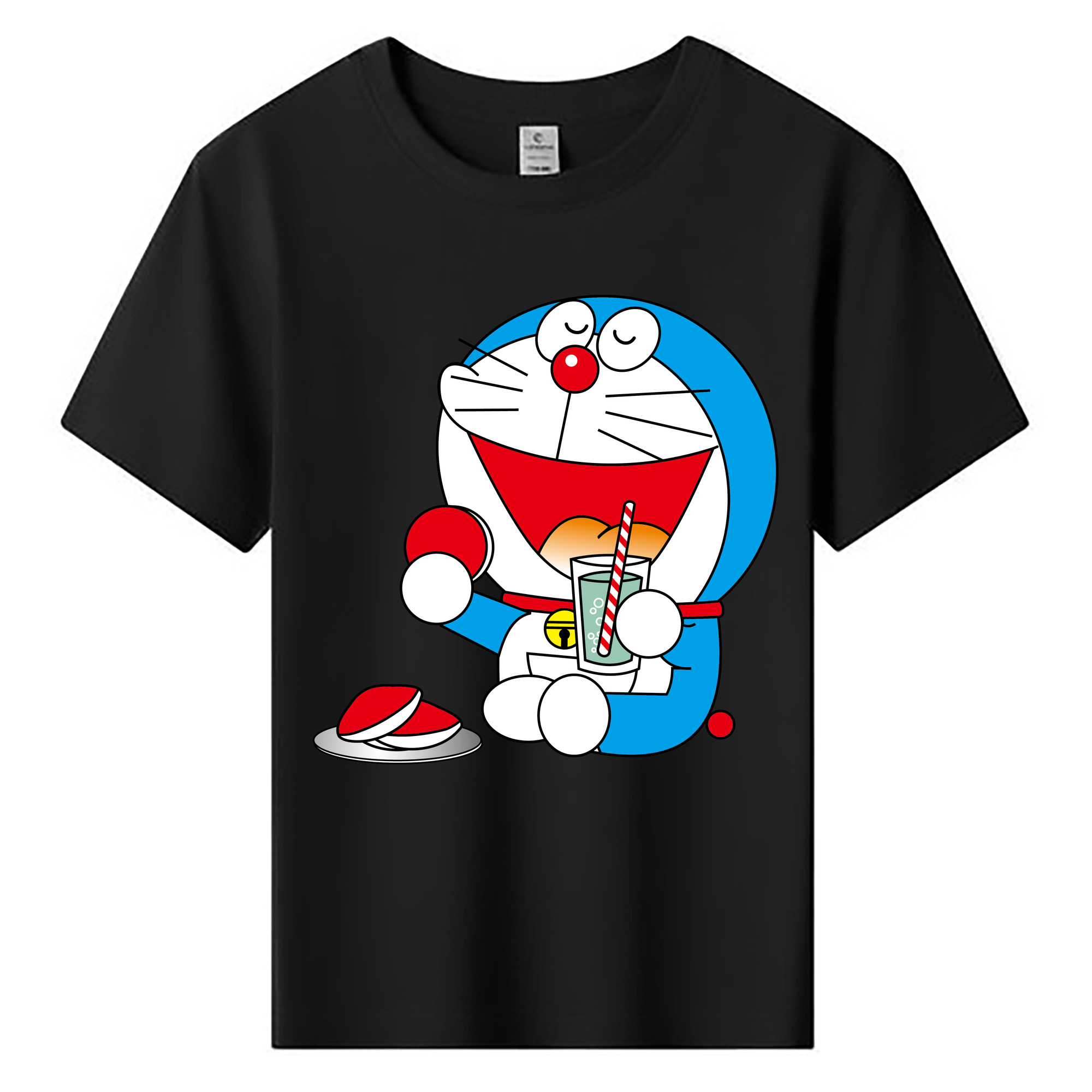 （画像用） ドラえもん Doraemon 綿100％キッズTシャツ（フロントプリント）
