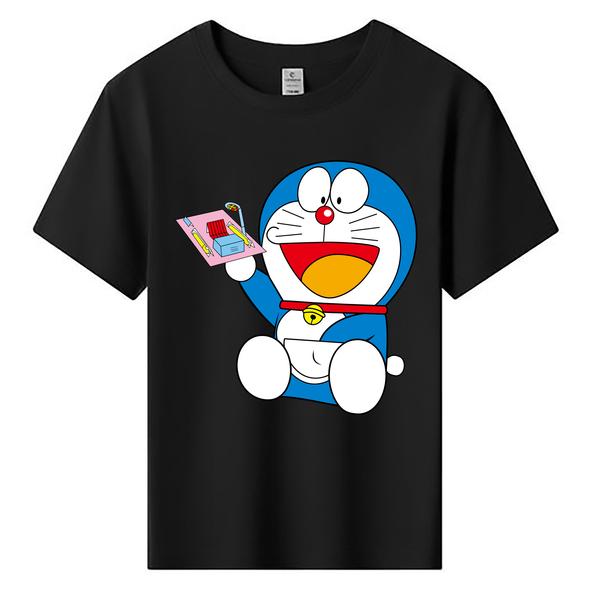 （画像用） ドラえもん Doraemon 綿100％キッズTシャツ（フロントプリント）
