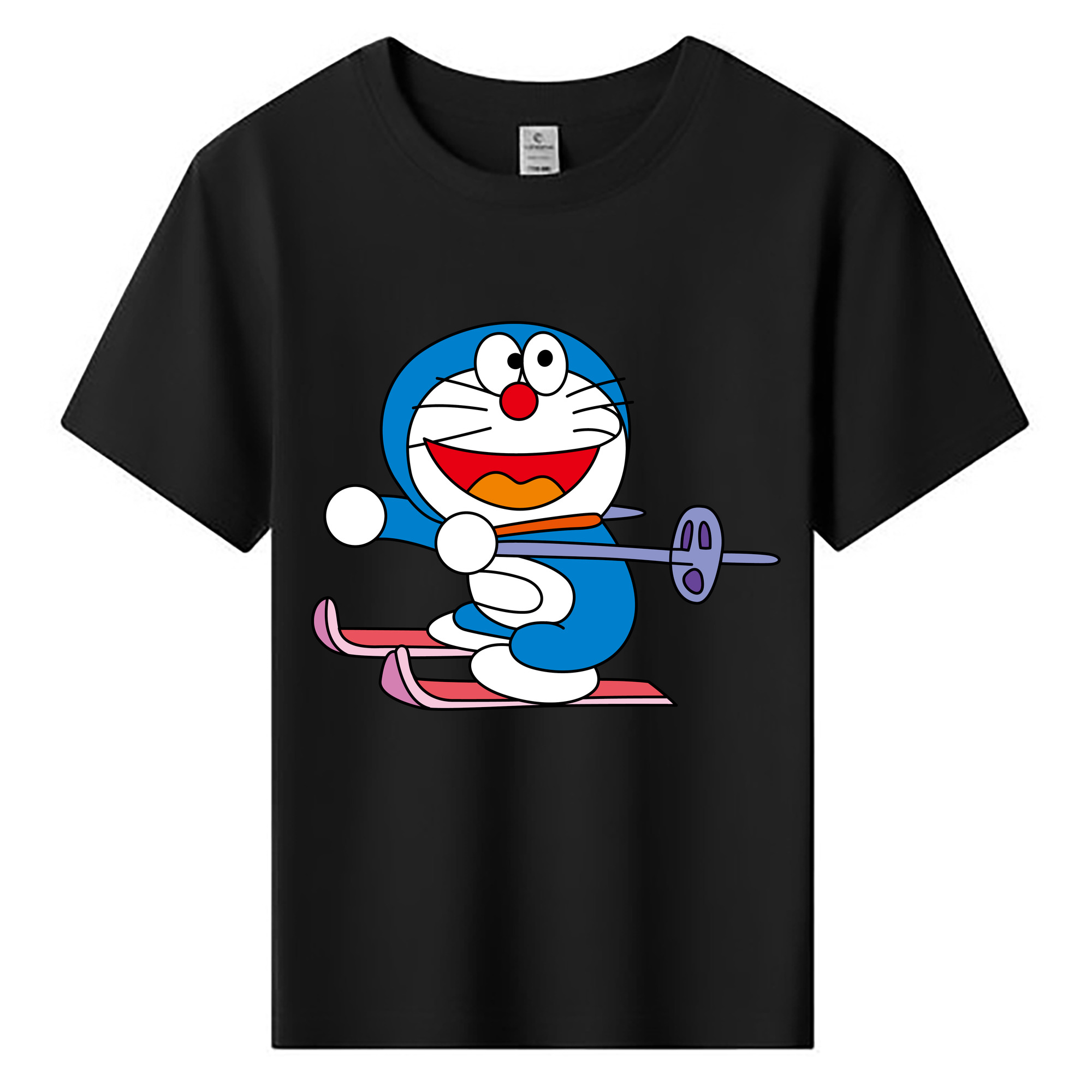 （画像用） ドラえもん Doraemon 綿100％キッズTシャツ（フロントプリント）