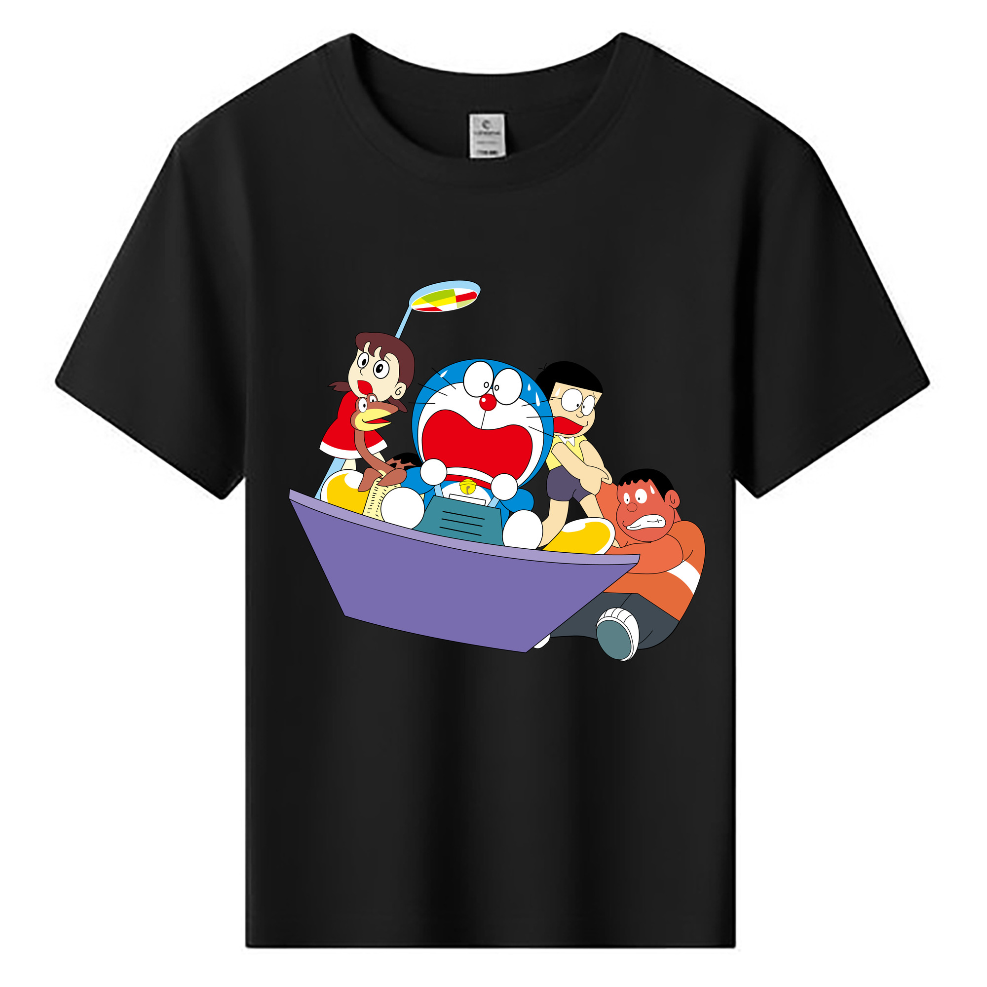 （画像用） ドラえもん Doraemon 綿100％キッズTシャツ（フロントプリント）