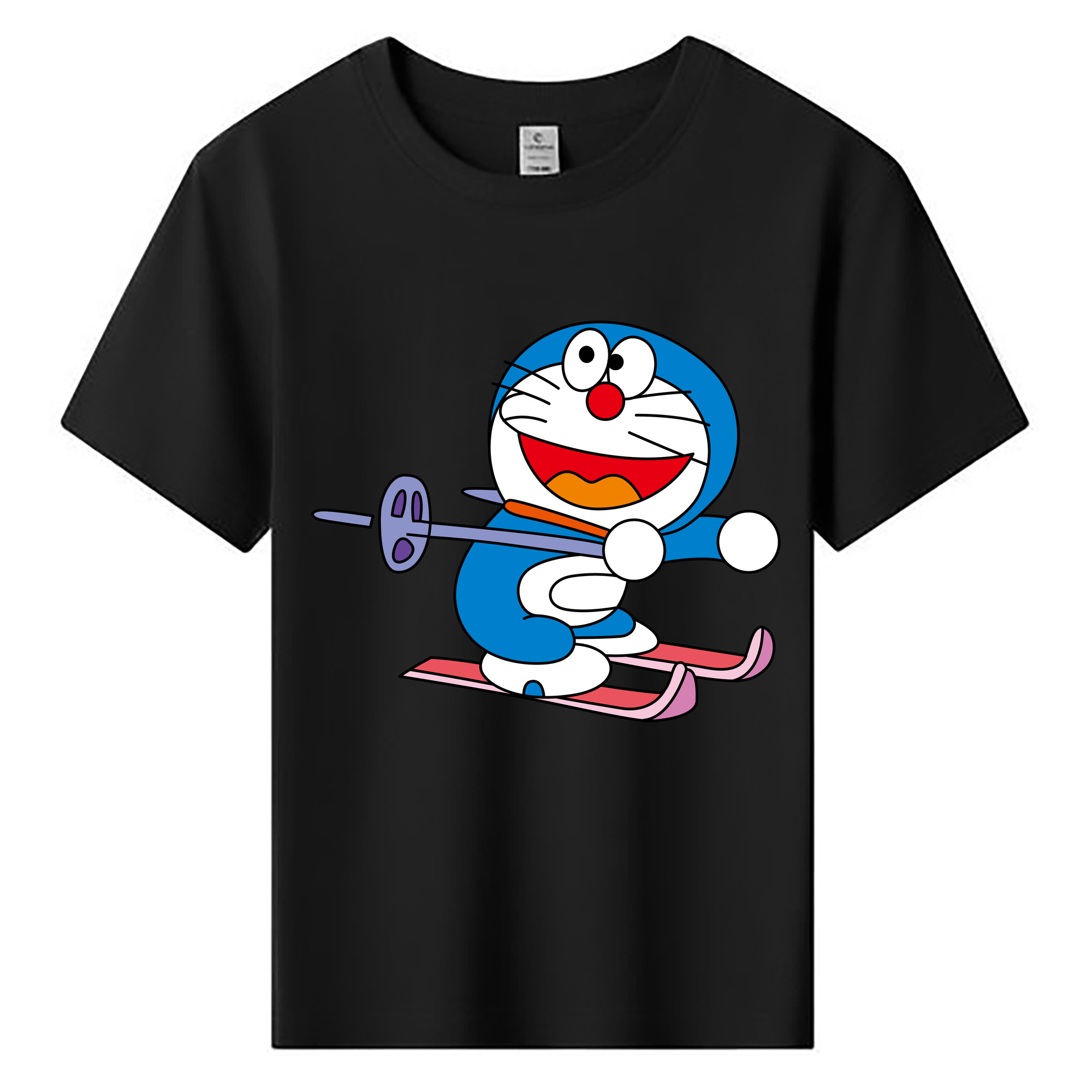 （画像用） ドラえもん Doraemon 綿100％キッズTシャツ（フロントプリント）