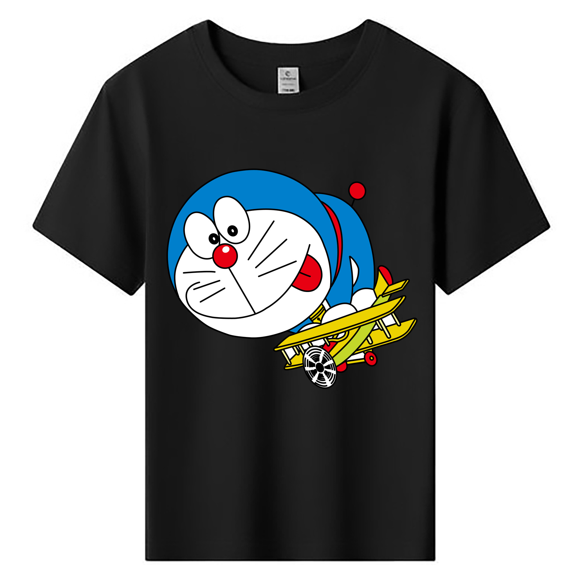 （画像用） ドラえもん Doraemon 綿100％キッズTシャツ（フロントプリント）