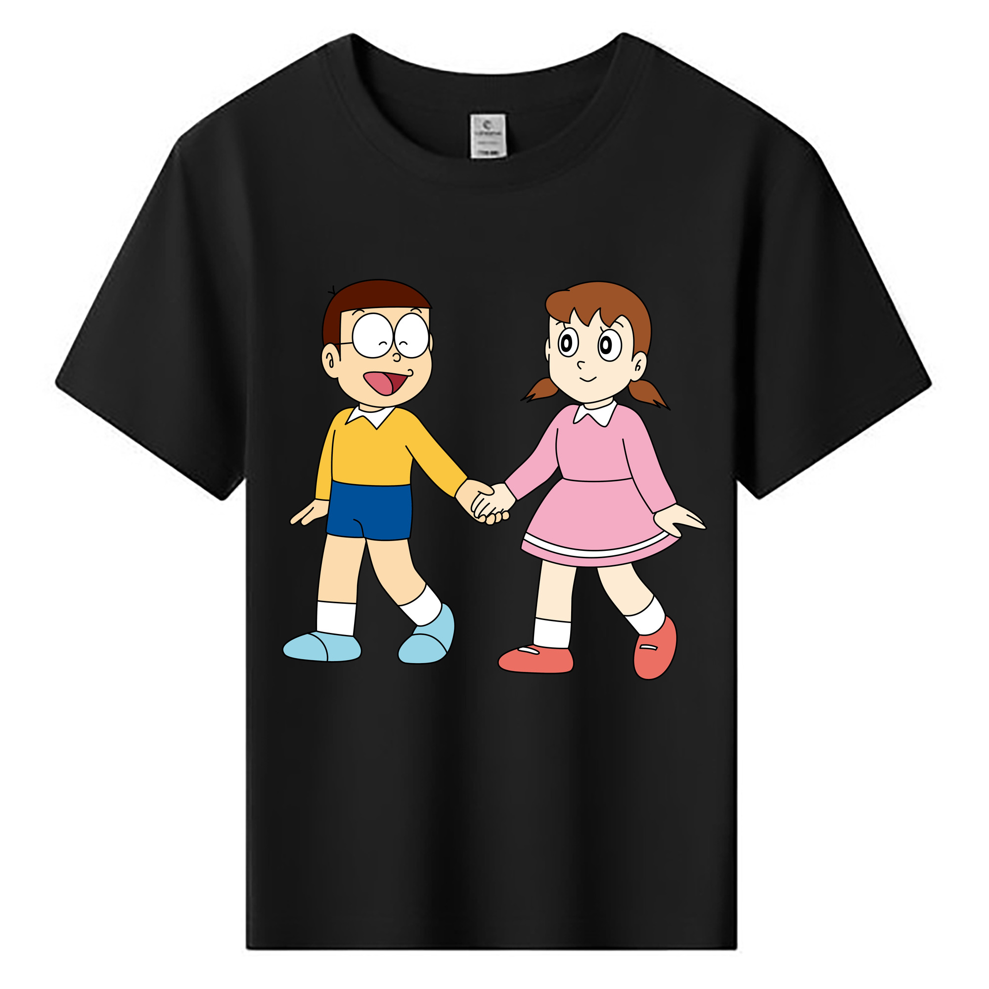 （画像用） ドラえもん 野比 のび太 Doraemon Nobita Nobi 綿100％キッズTシャツ（フロントプリント）