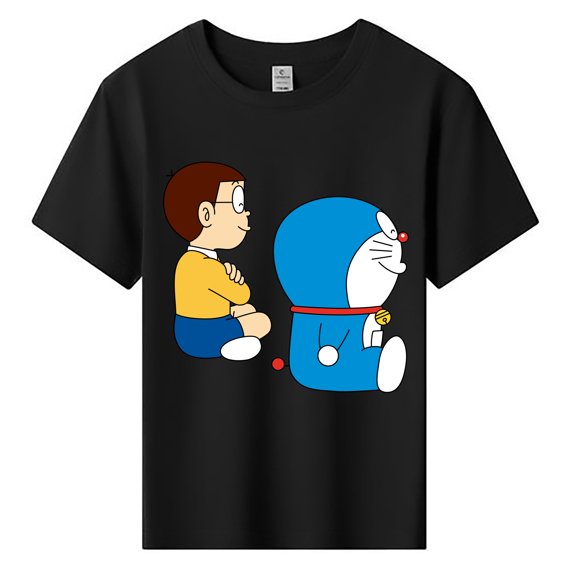 （画像用） ドラえもん 野比 のび太 Doraemon Nobita Nobi 綿100％キッズTシャツ（フロントプリント）