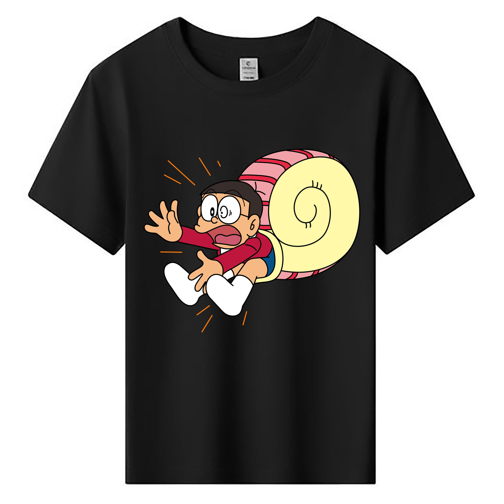 （画像用） ドラえもん 野比 のび太 Doraemon Nobita Nobi 綿100％キッズTシャツ（フロントプリント）