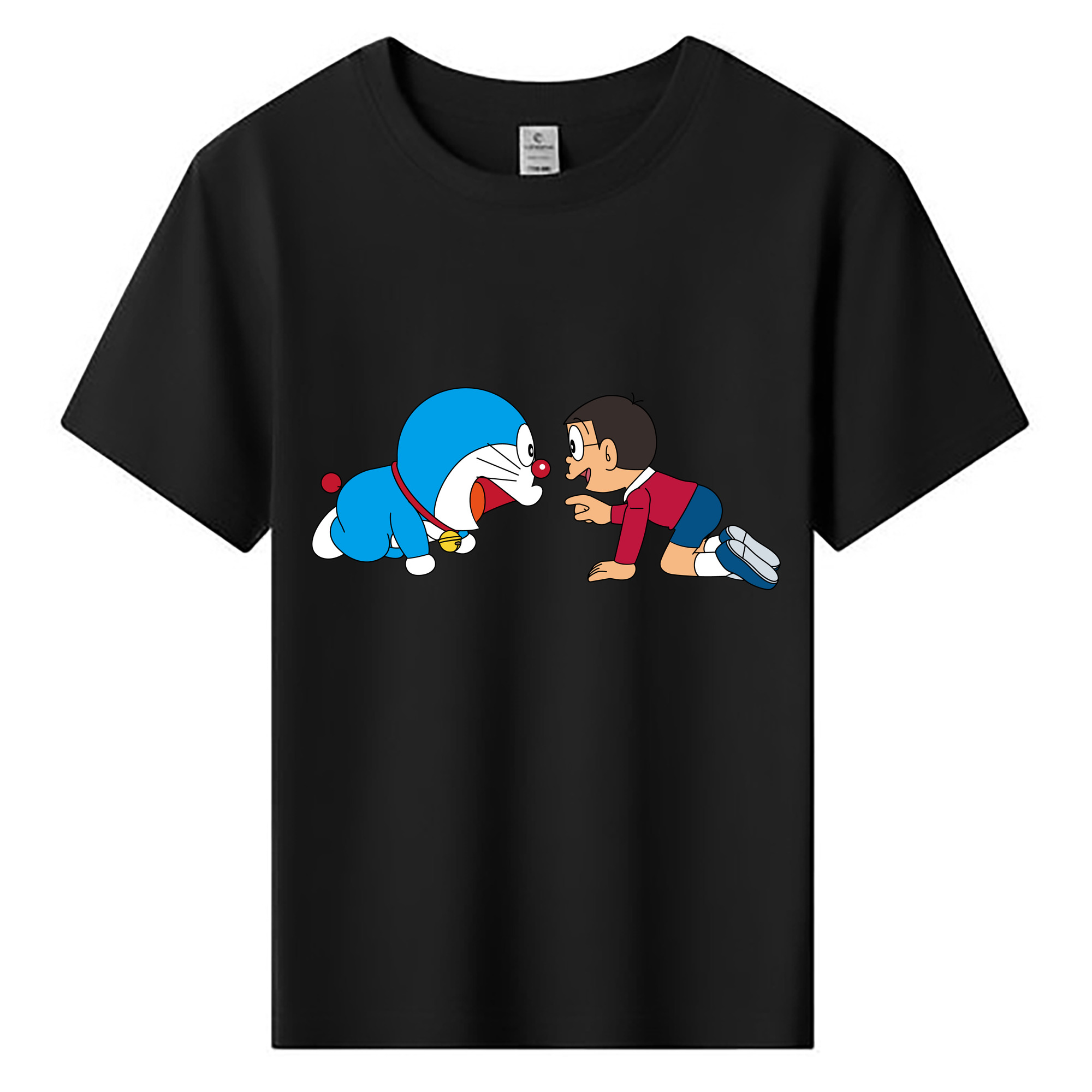 （画像用） ドラえもん 野比 のび太 Doraemon Nobita Nobi 綿100％キッズTシャツ（フロントプリント）
