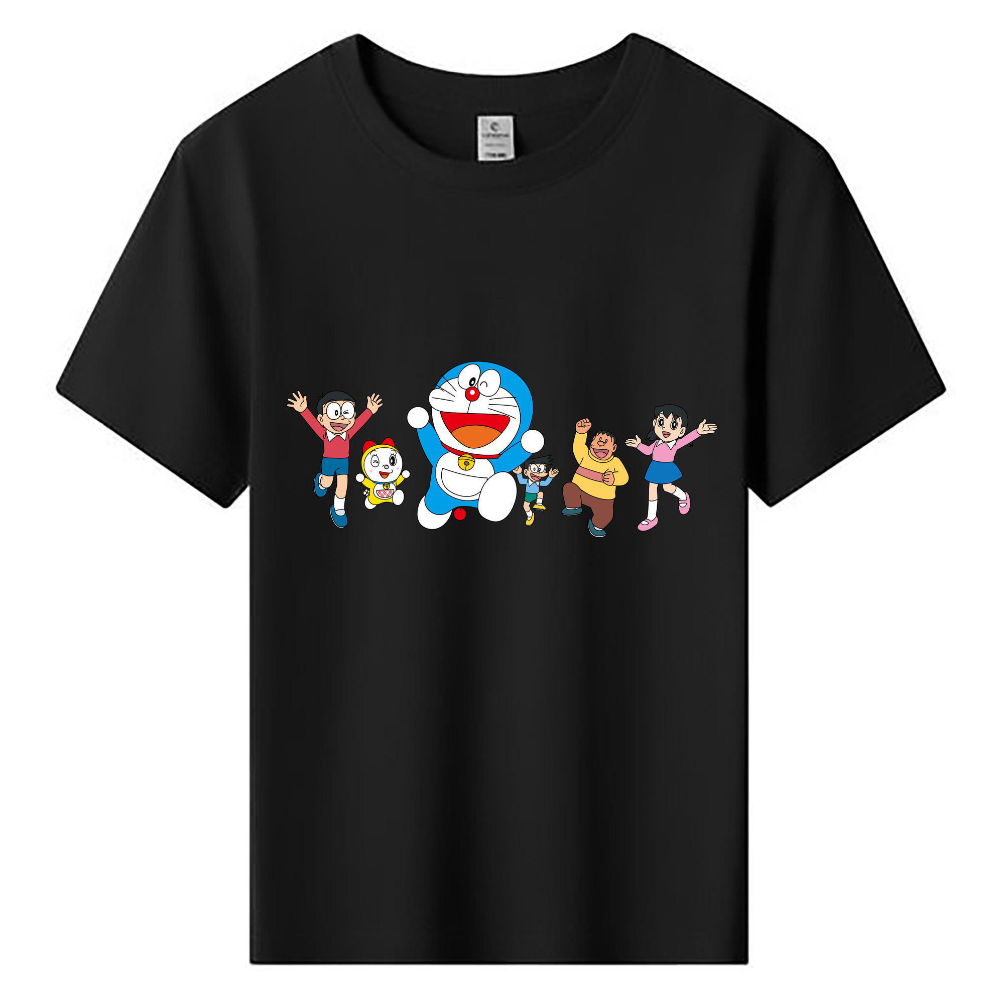 （画像用） ドラえもん 骨川 スネ夫 Doraemon Honekawa Suneo 綿100％キッズTシャツ（フロントプリント）