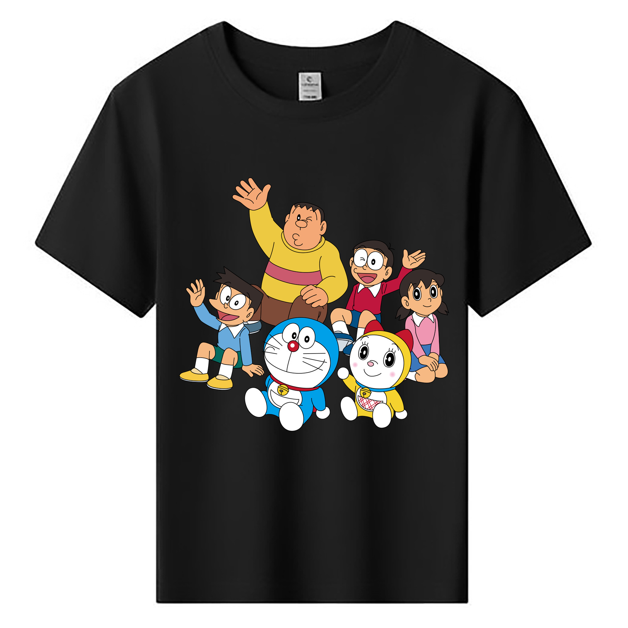 （画像用） ドラえもん 骨川 スネ夫 Doraemon Honekawa Suneo 綿100％キッズTシャツ（フロントプリント）
