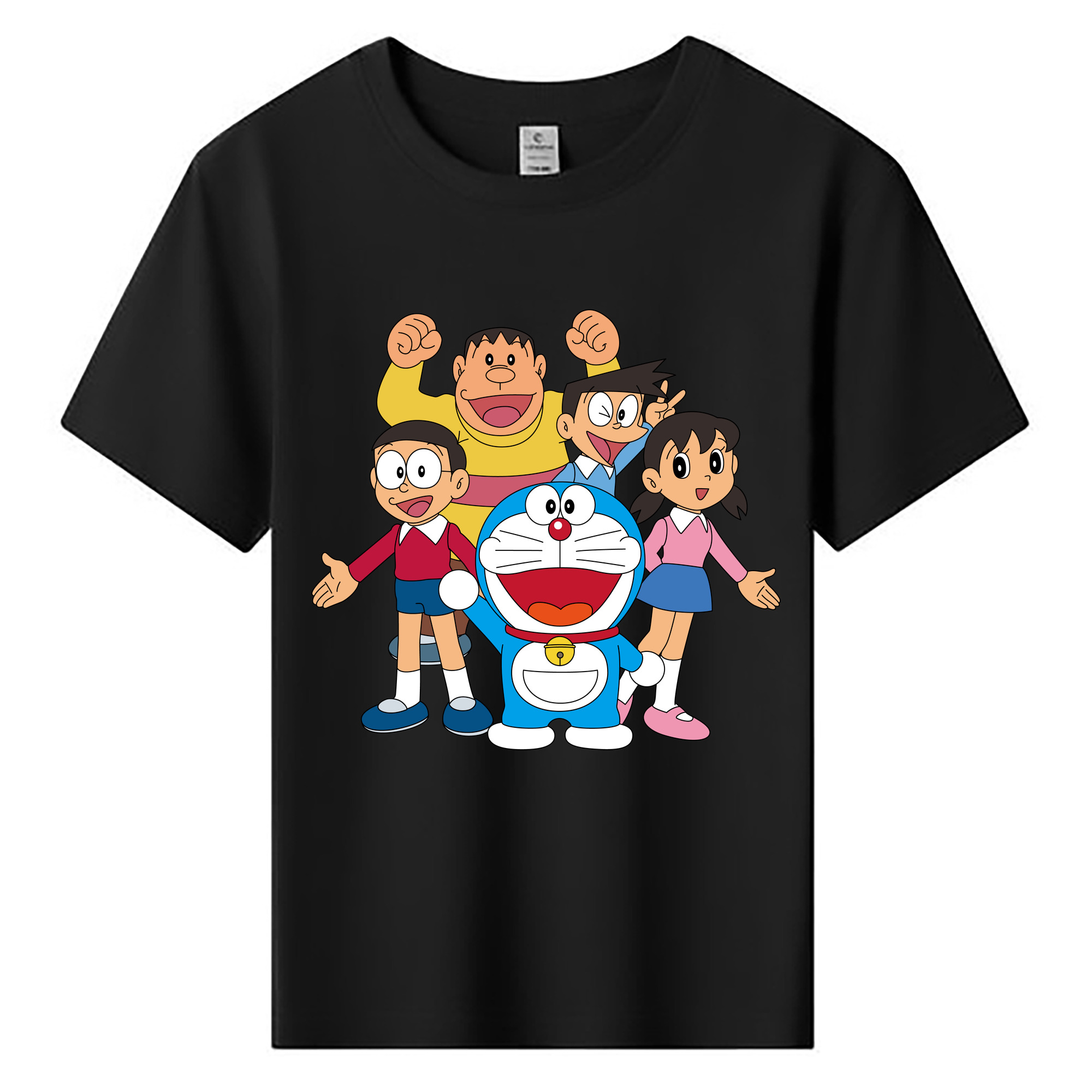 （画像用） ドラえもん 骨川 スネ夫 Doraemon Honekawa Suneo 綿100％キッズTシャツ（フロントプリント）