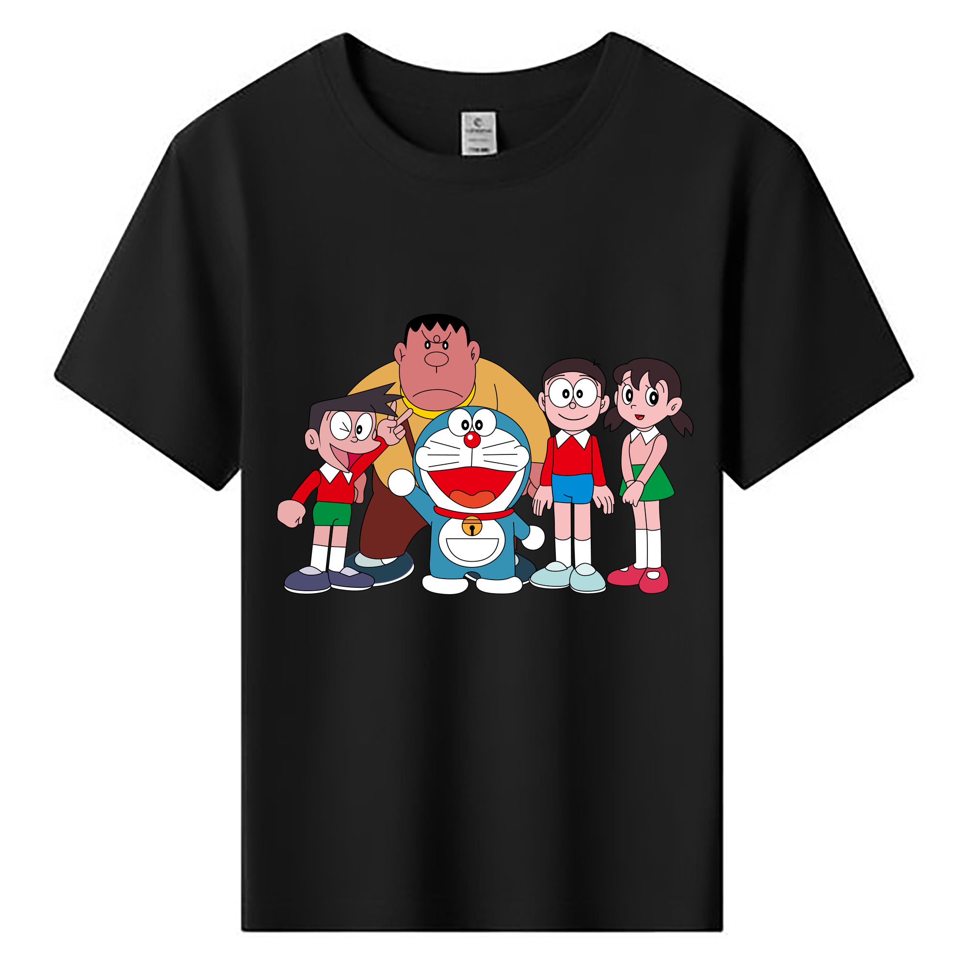 （画像用） ドラえもん 骨川 スネ夫 Doraemon Honekawa Suneo 綿100％キッズTシャツ（フロントプリント）