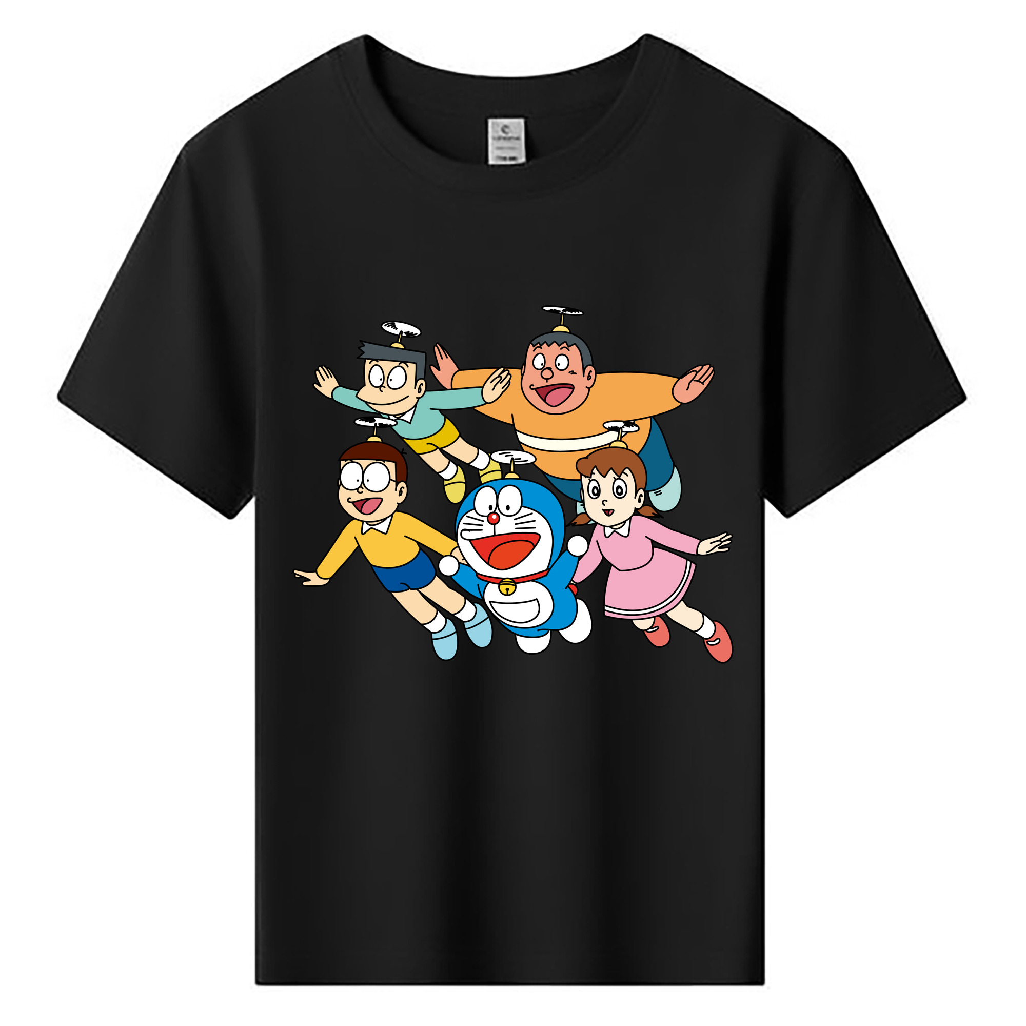 （画像用） ドラえもん 骨川 スネ夫 Doraemon Honekawa Suneo 綿100％キッズTシャツ（フロントプリント）