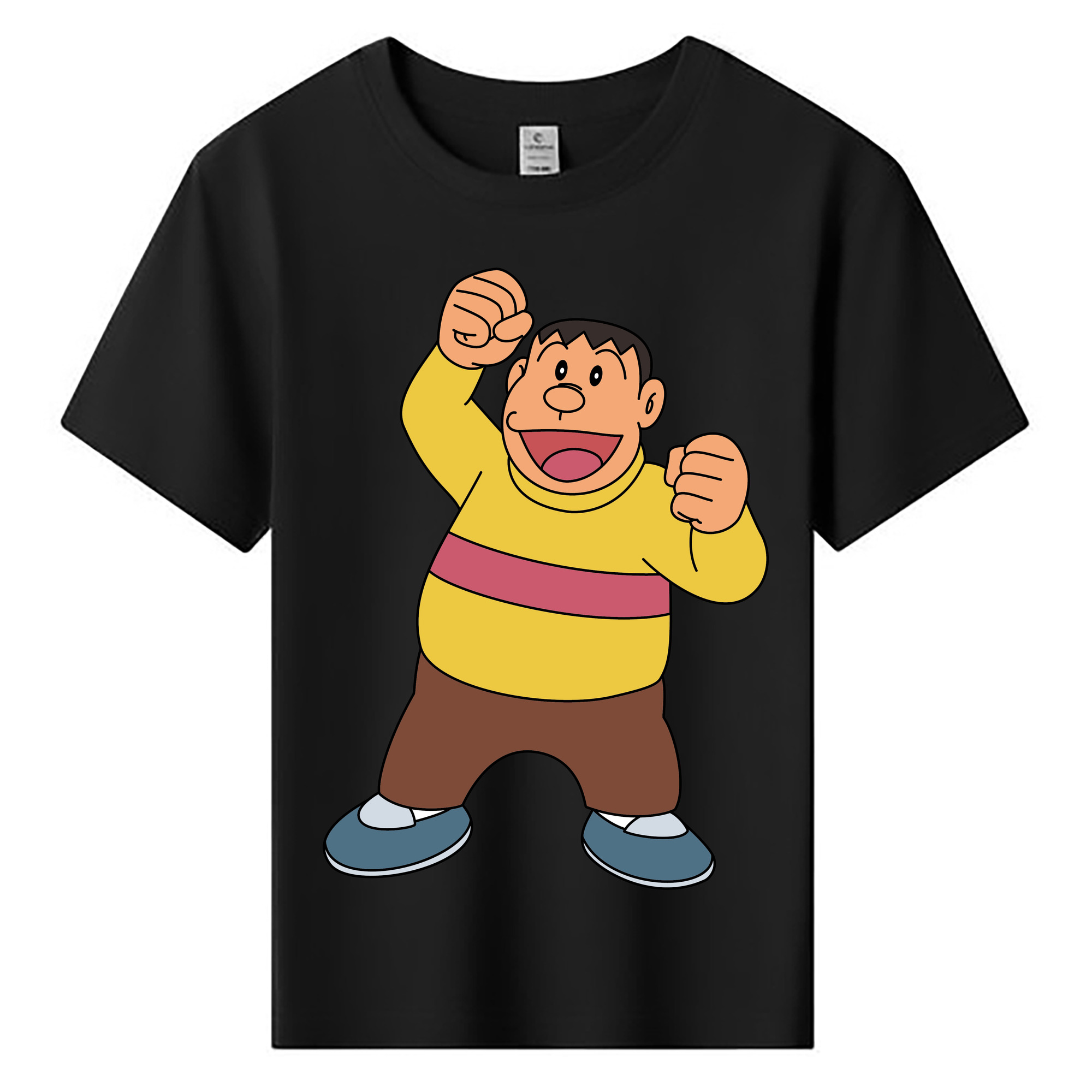 （画像用） ドラえもん 剛田武 Doraemon Gouta Takeshi 綿100％キッズTシャツ（フロントプリント）