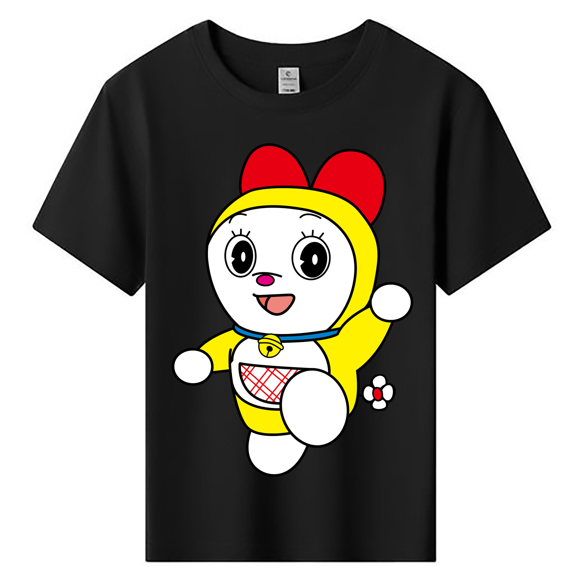 （画像用） ドラえもん ドラミ Doraemon Dorami 綿100％キッズTシャツ（フロントプリント）