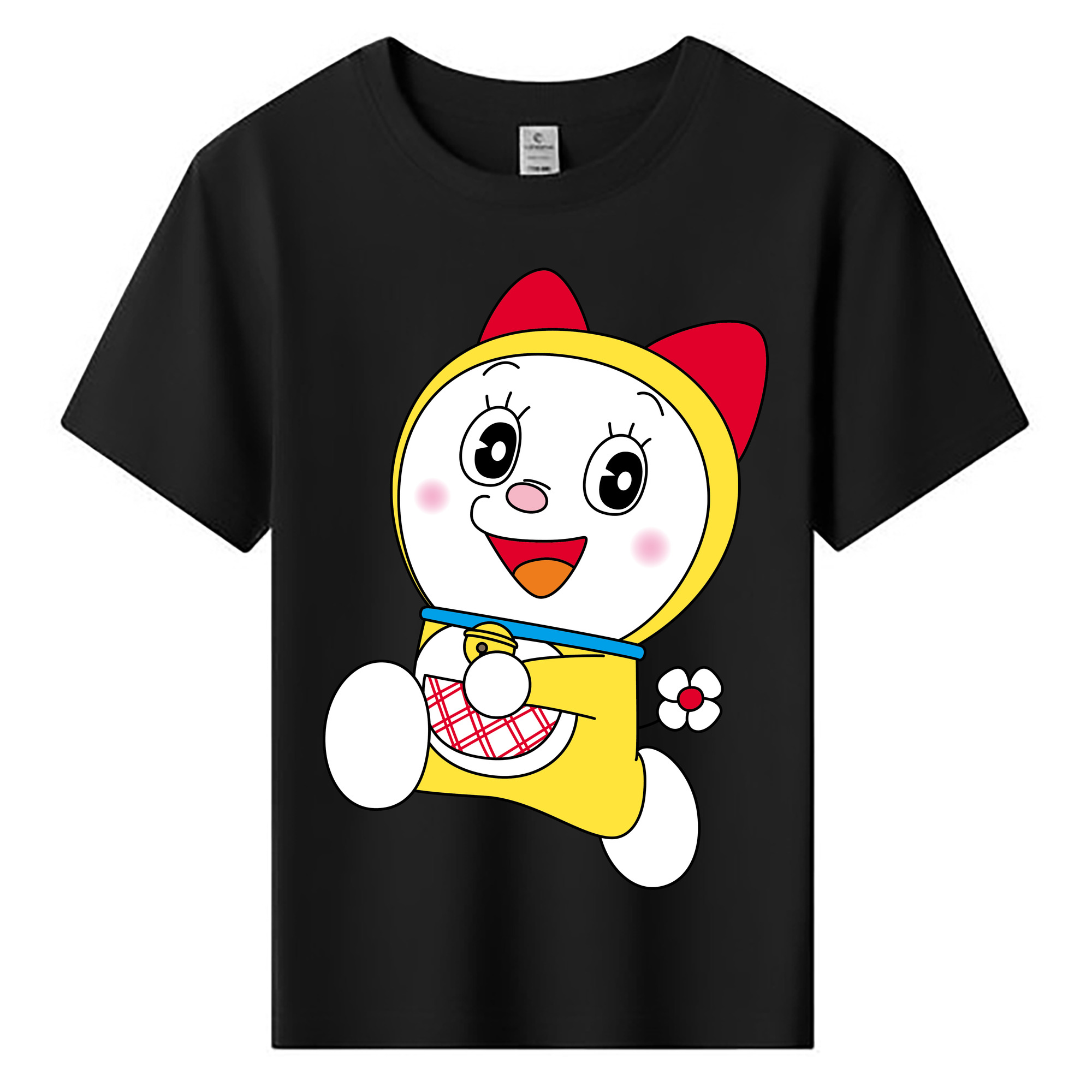 （画像用） ドラえもん ドラミ Doraemon Dorami 綿100％キッズTシャツ（フロントプリント）