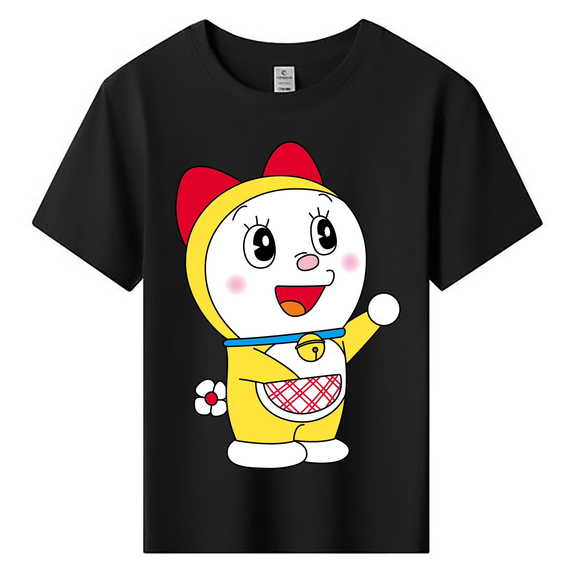 （画像用） ドラえもん ドラミ Doraemon Dorami 綿100％キッズTシャツ（フロントプリント）