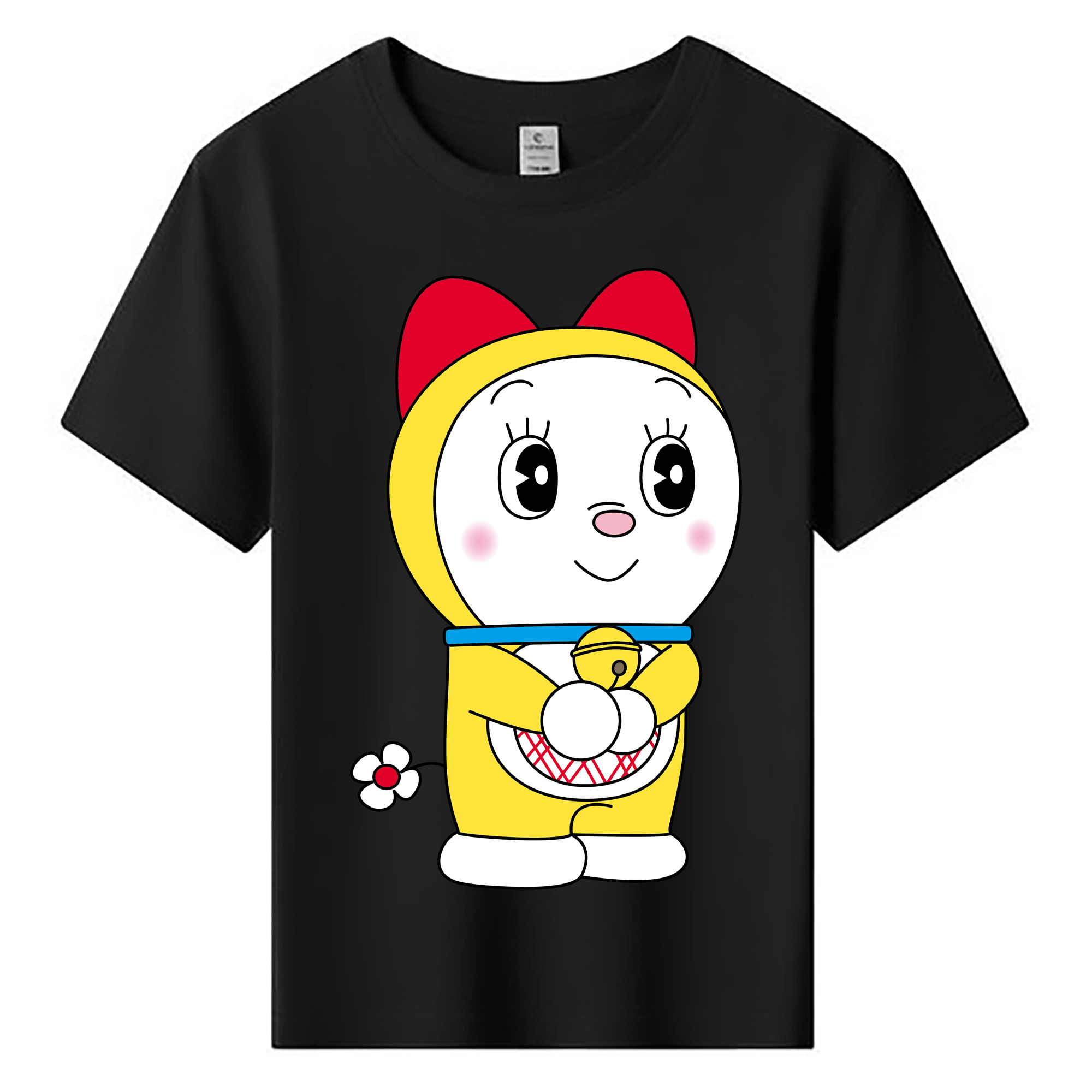 （画像用） ドラえもん ドラミ Doraemon Dorami 綿100％キッズTシャツ（フロントプリント）