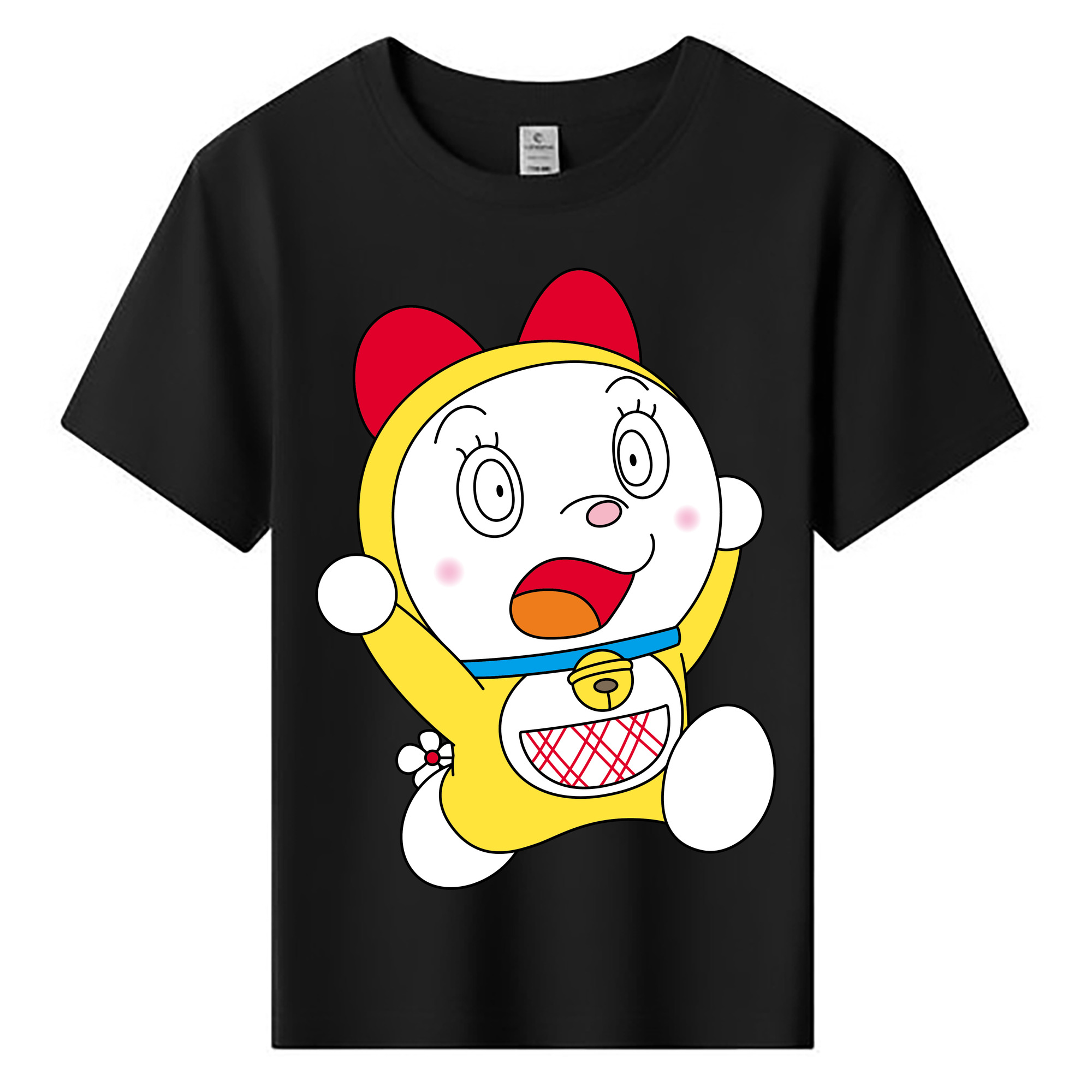 （画像用） ドラえもん ドラミ Doraemon Dorami 綿100％キッズTシャツ（フロントプリント）