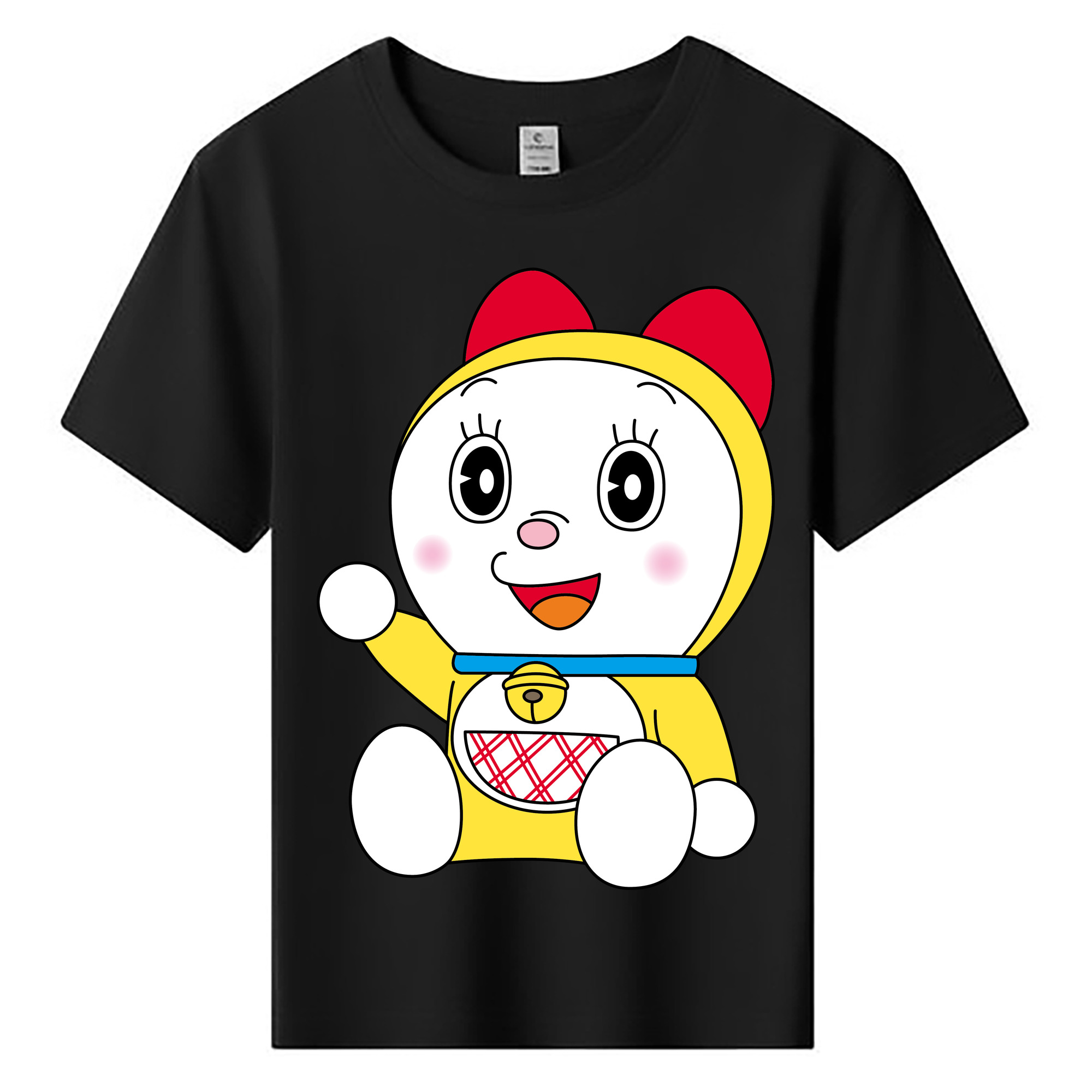 （画像用） ドラえもん ドラミ Doraemon Dorami 綿100％キッズTシャツ（フロントプリント）