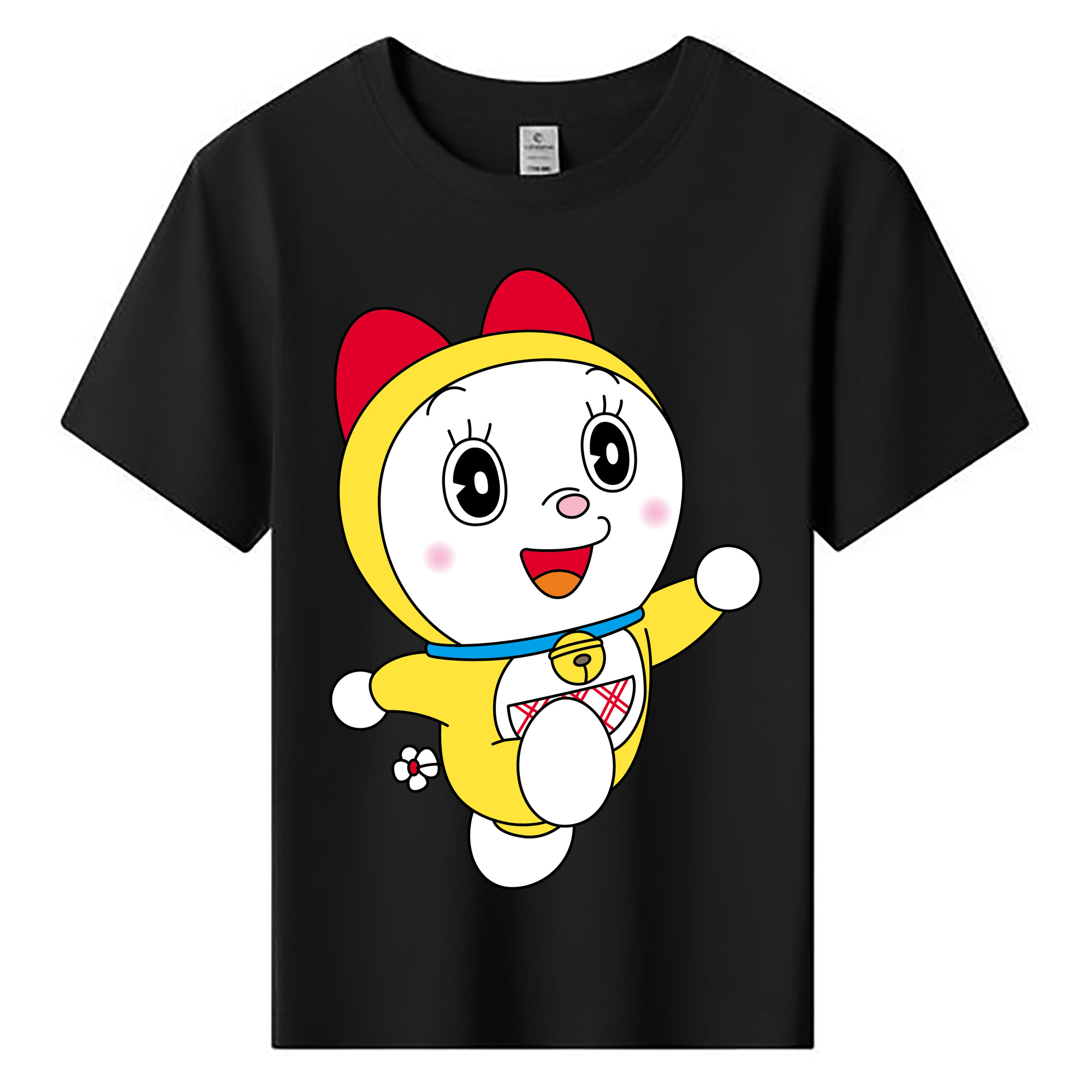 （画像用） ドラえもん ドラミ Doraemon Dorami 綿100％キッズTシャツ（フロントプリント）