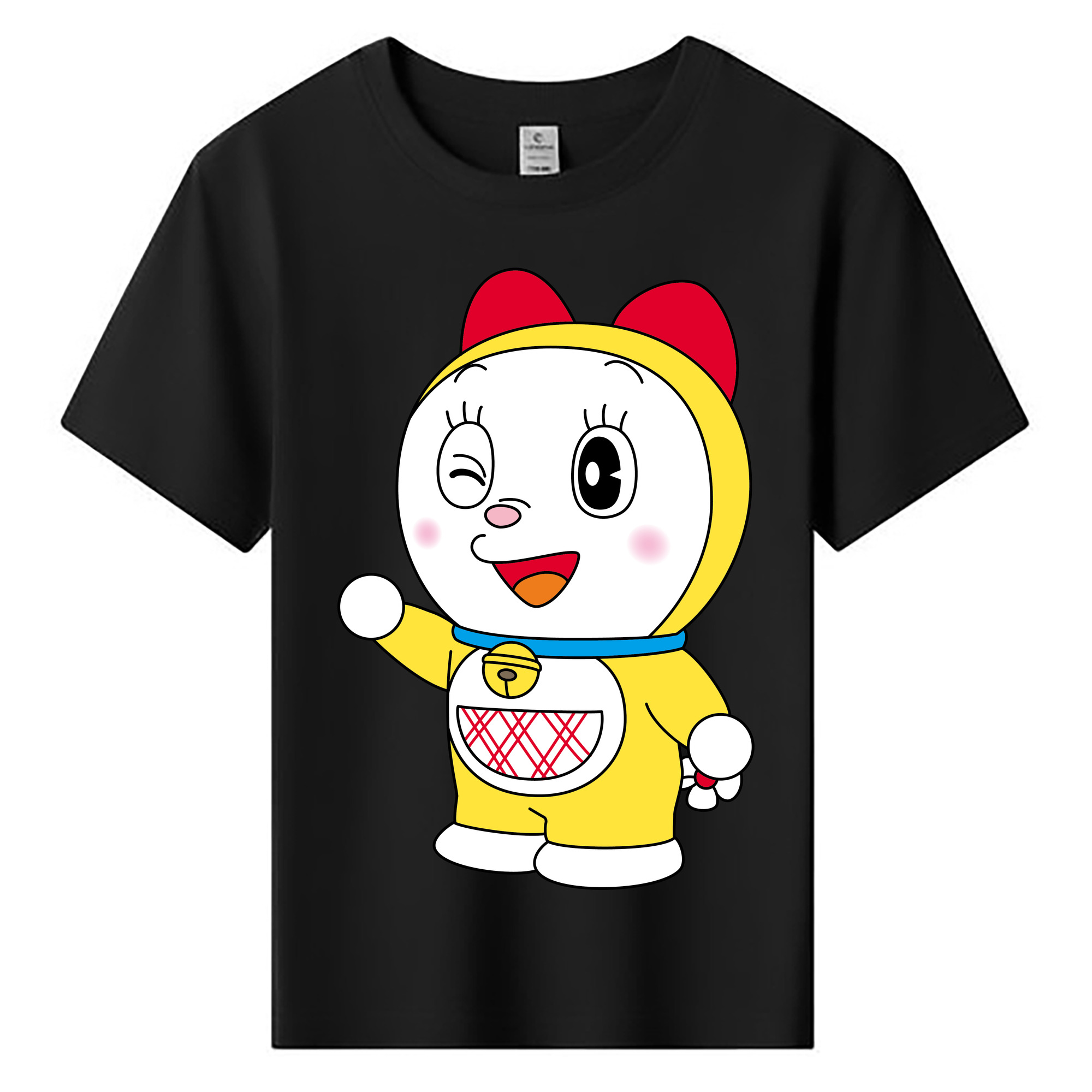（画像用） ドラえもん ドラミ Doraemon Dorami 綿100％キッズTシャツ（フロントプリント）
