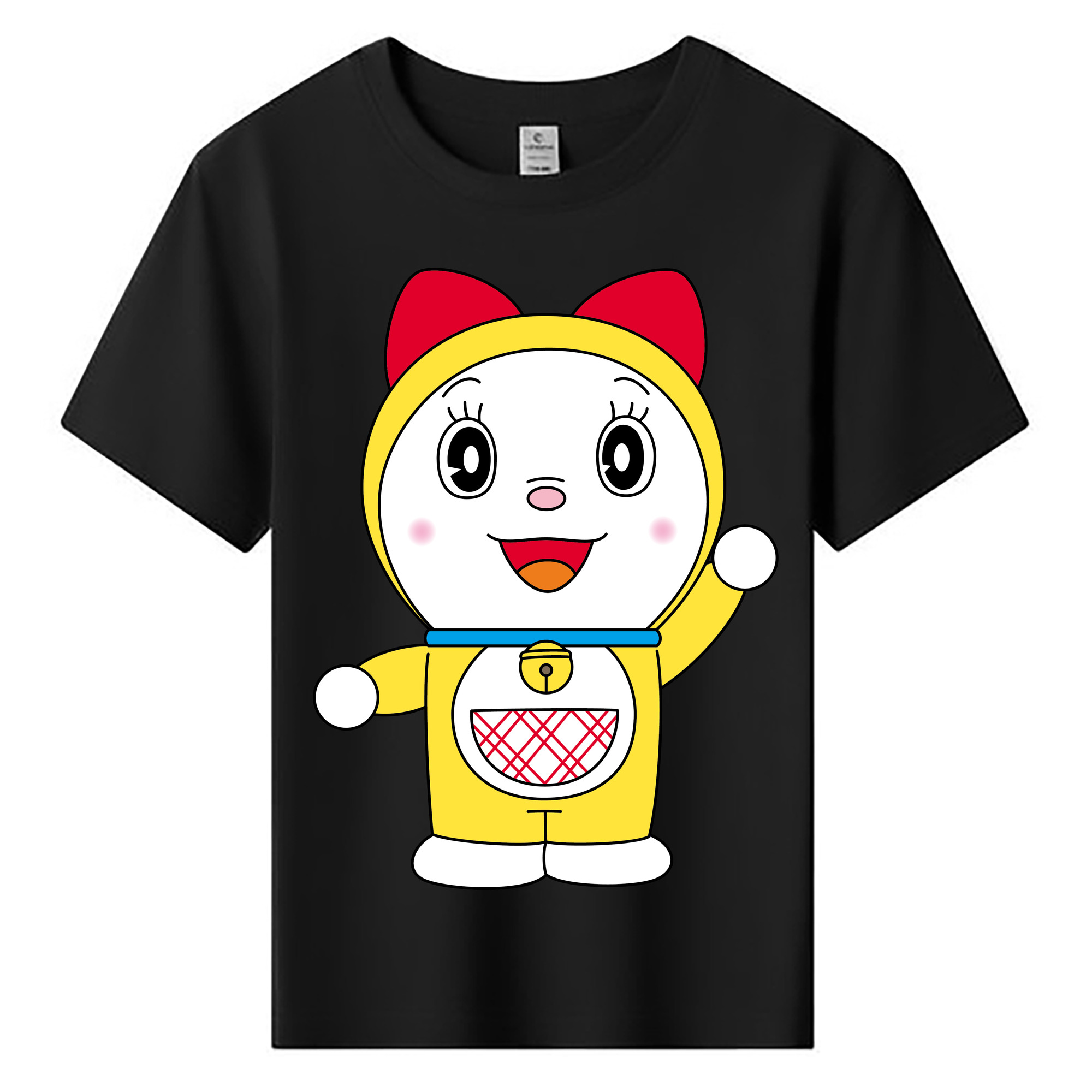 （画像用） ドラえもん ドラミ Doraemon Dorami 綿100％キッズTシャツ（フロントプリント）
