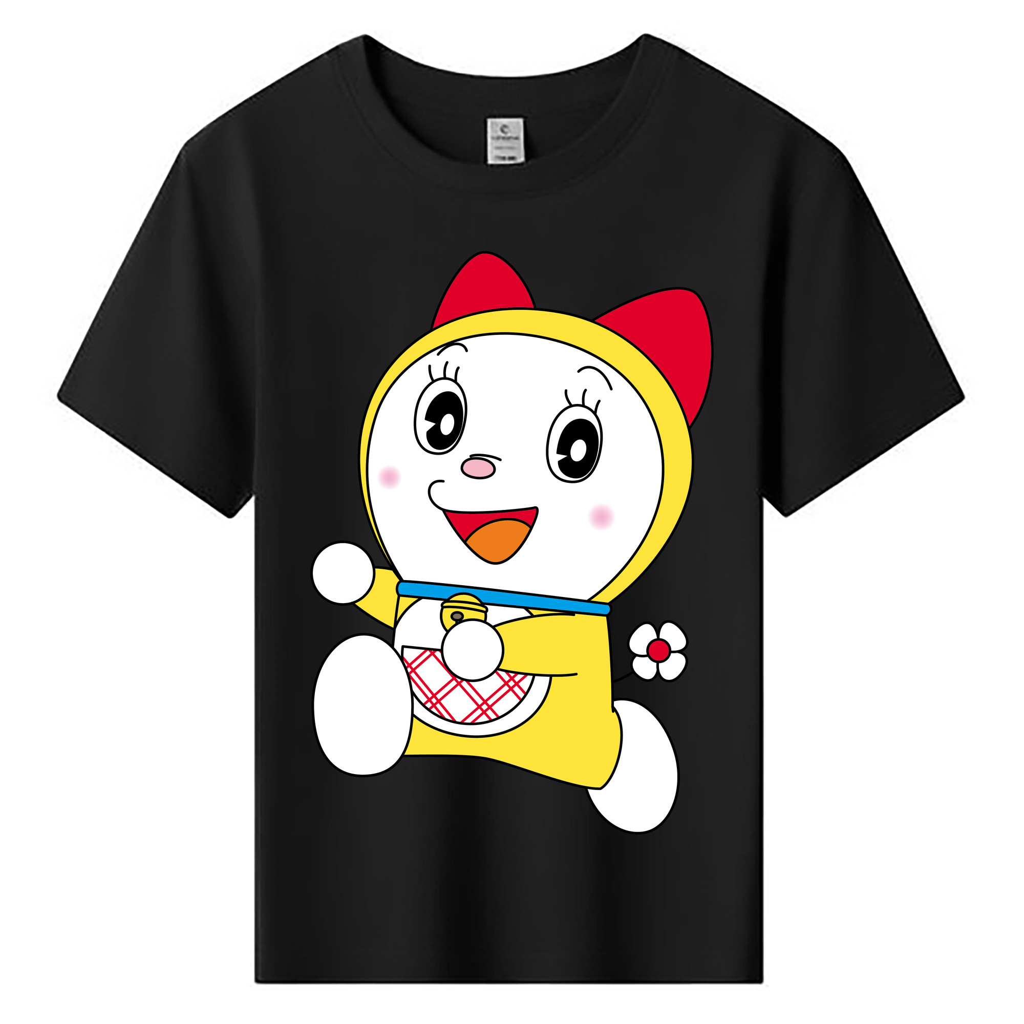 （画像用） ドラえもん ドラミ Doraemon Dorami 綿100％キッズTシャツ（フロントプリント）