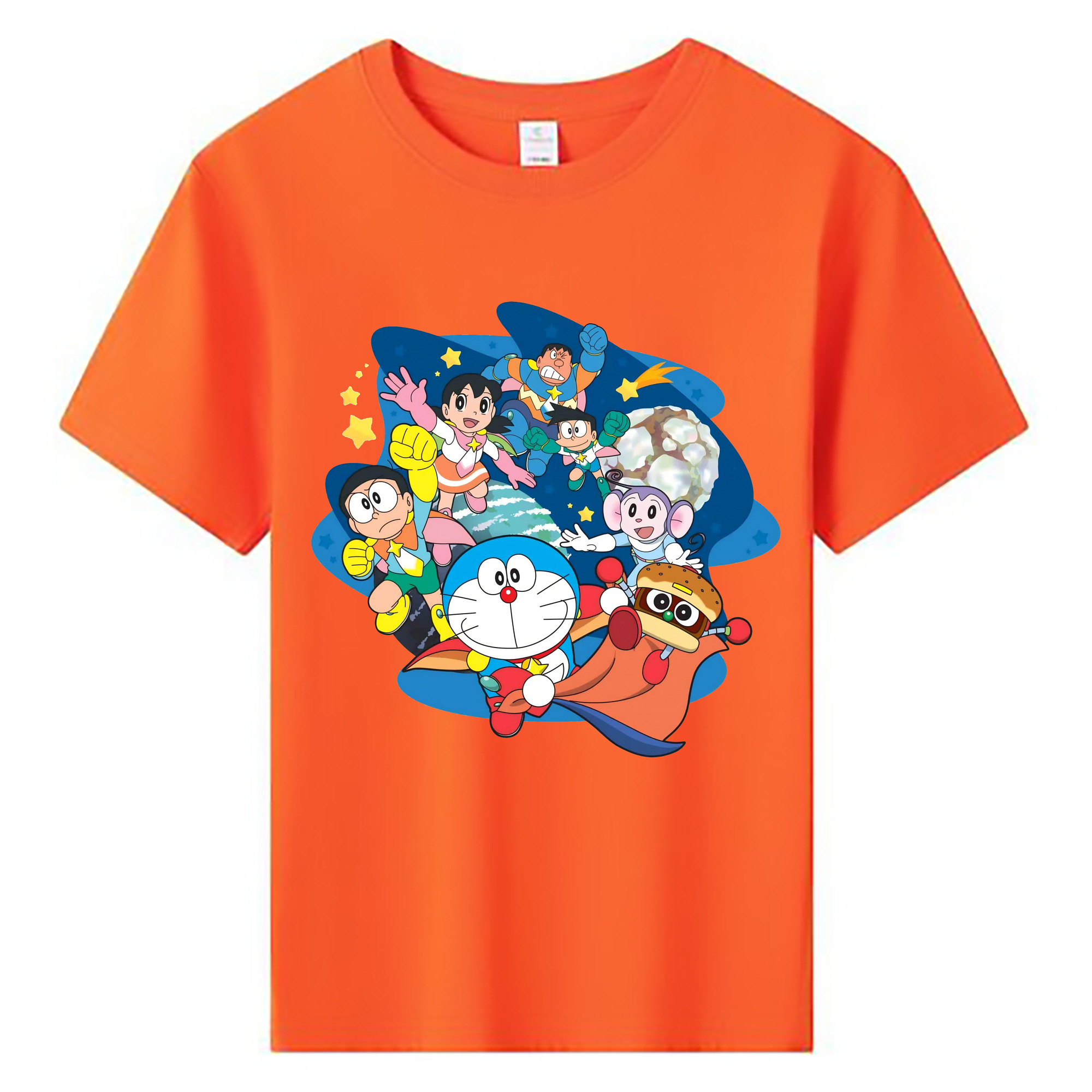 （画像用） ドラえもん Doraemon 綿100％キッズTシャツ（フロントプリント）