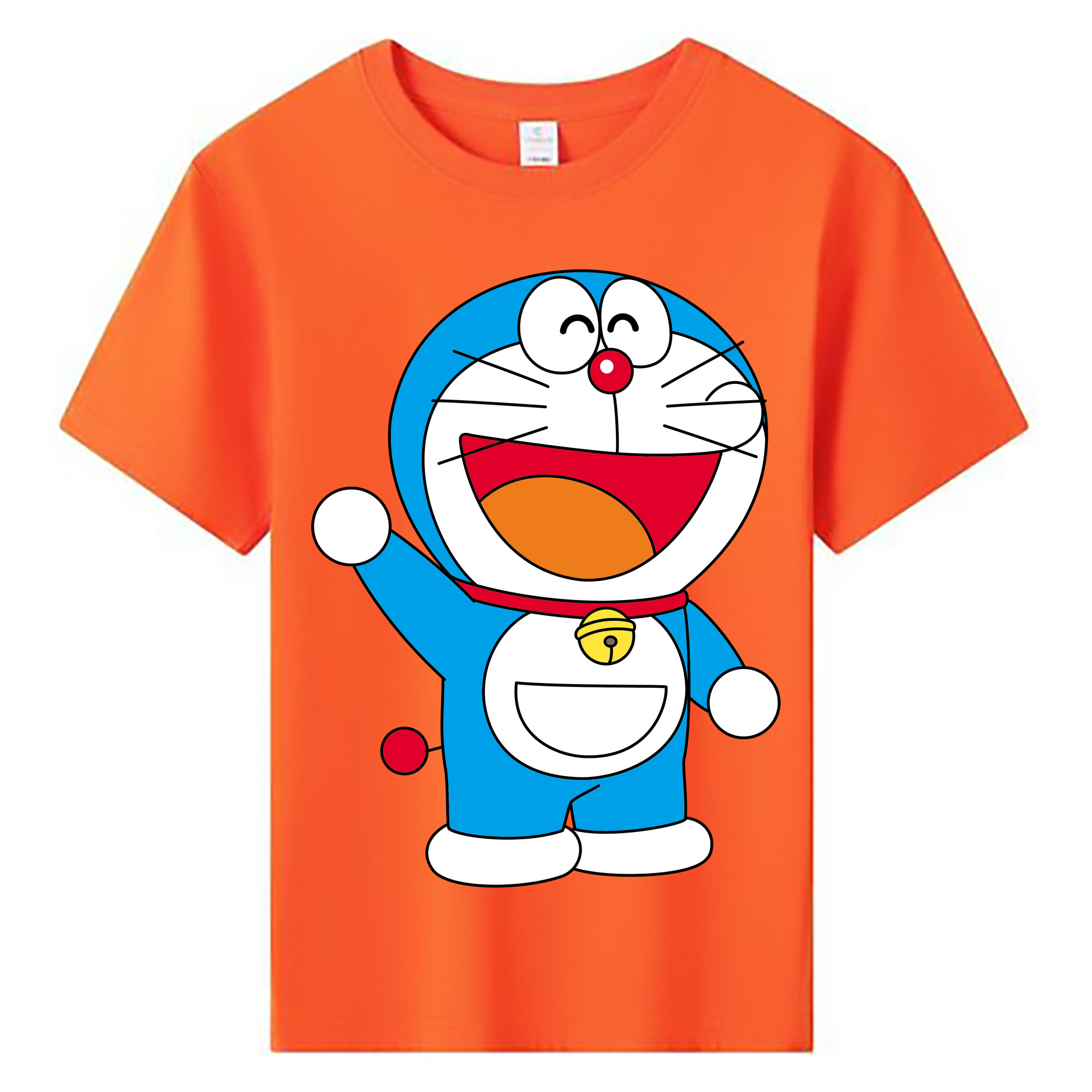 （画像用） ドラえもん Doraemon 綿100％キッズTシャツ（フロントプリント）