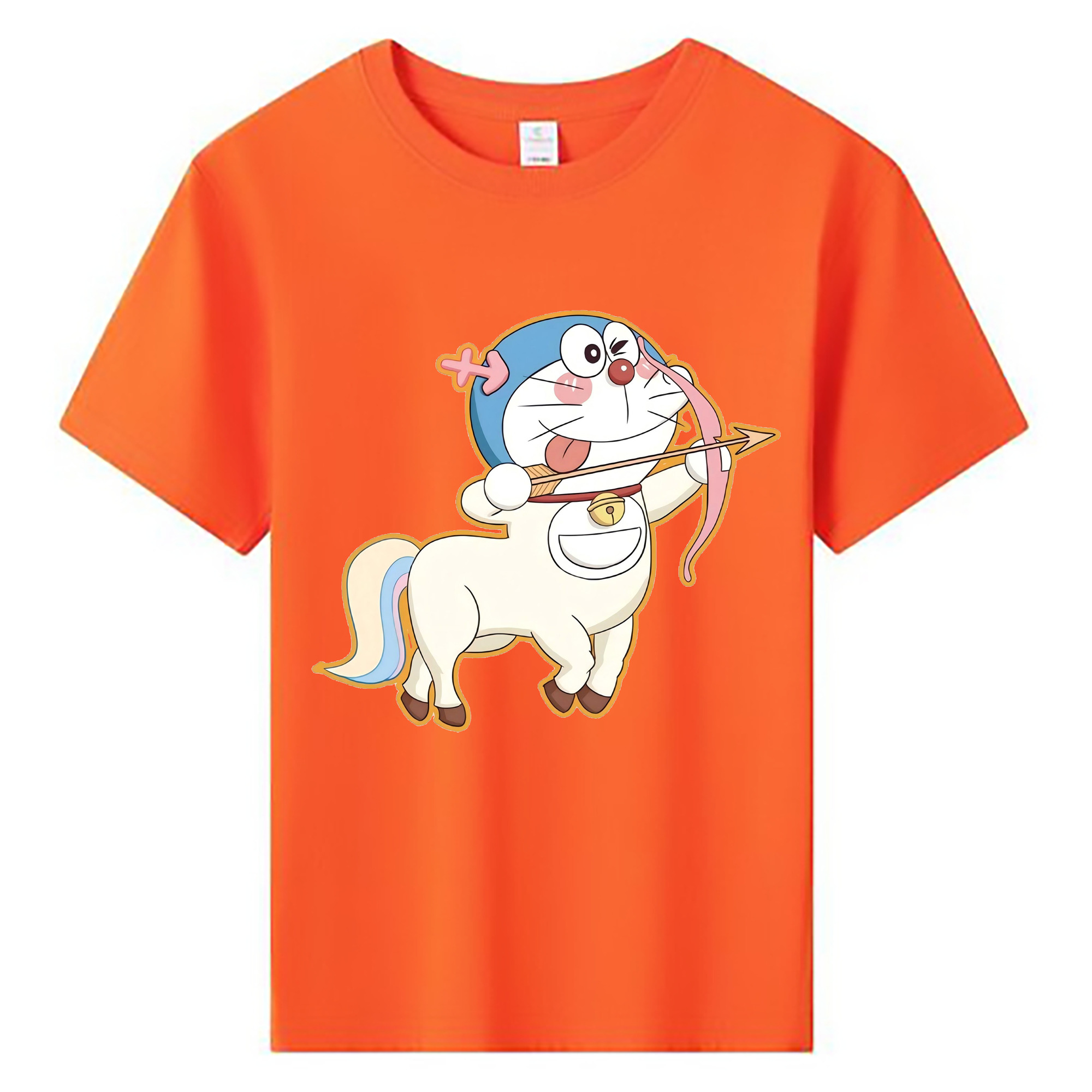 （画像用） ドラえもん Doraemon 綿100％キッズTシャツ（フロントプリント）