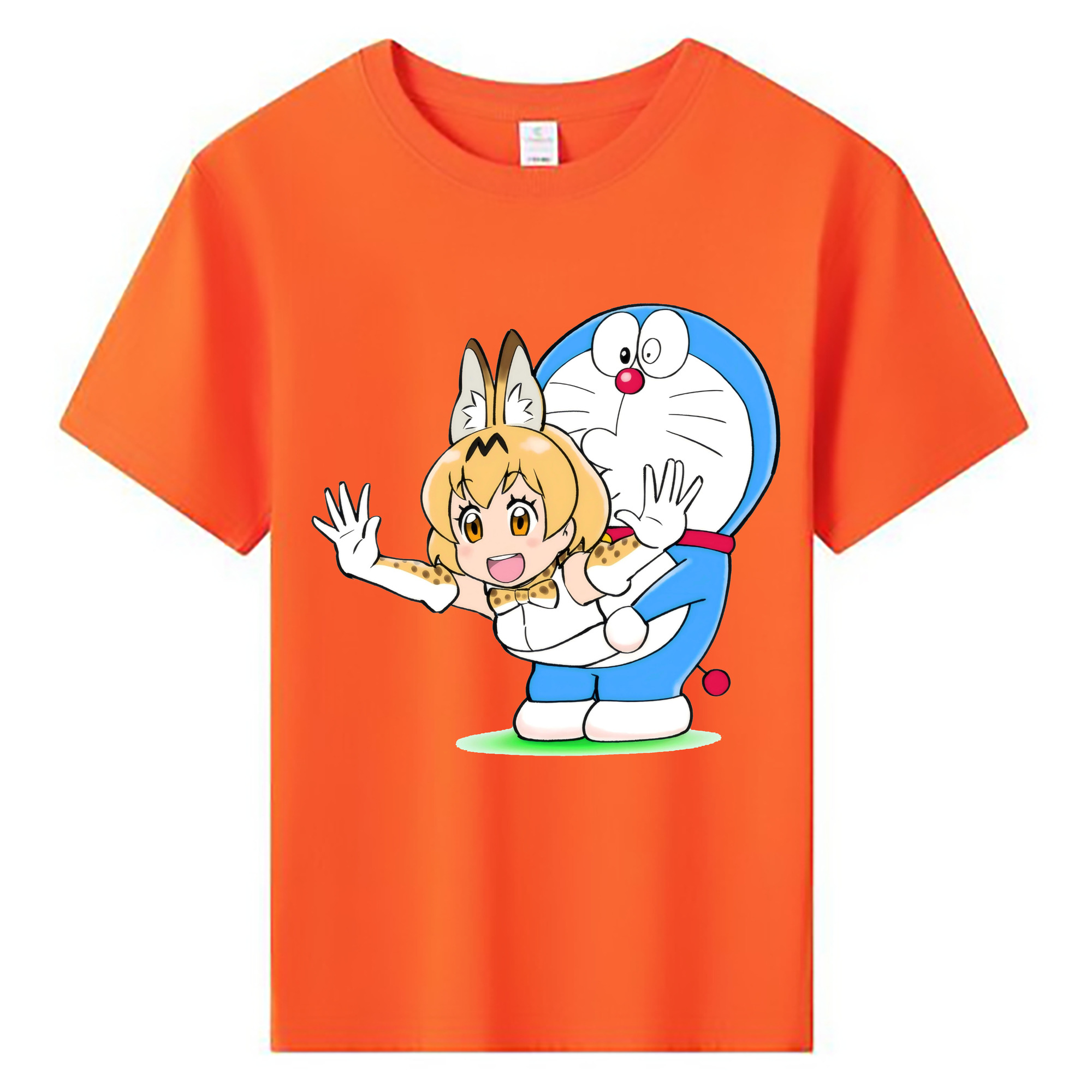 （画像用） ドラえもん Doraemon 綿100％キッズTシャツ（フロントプリント）