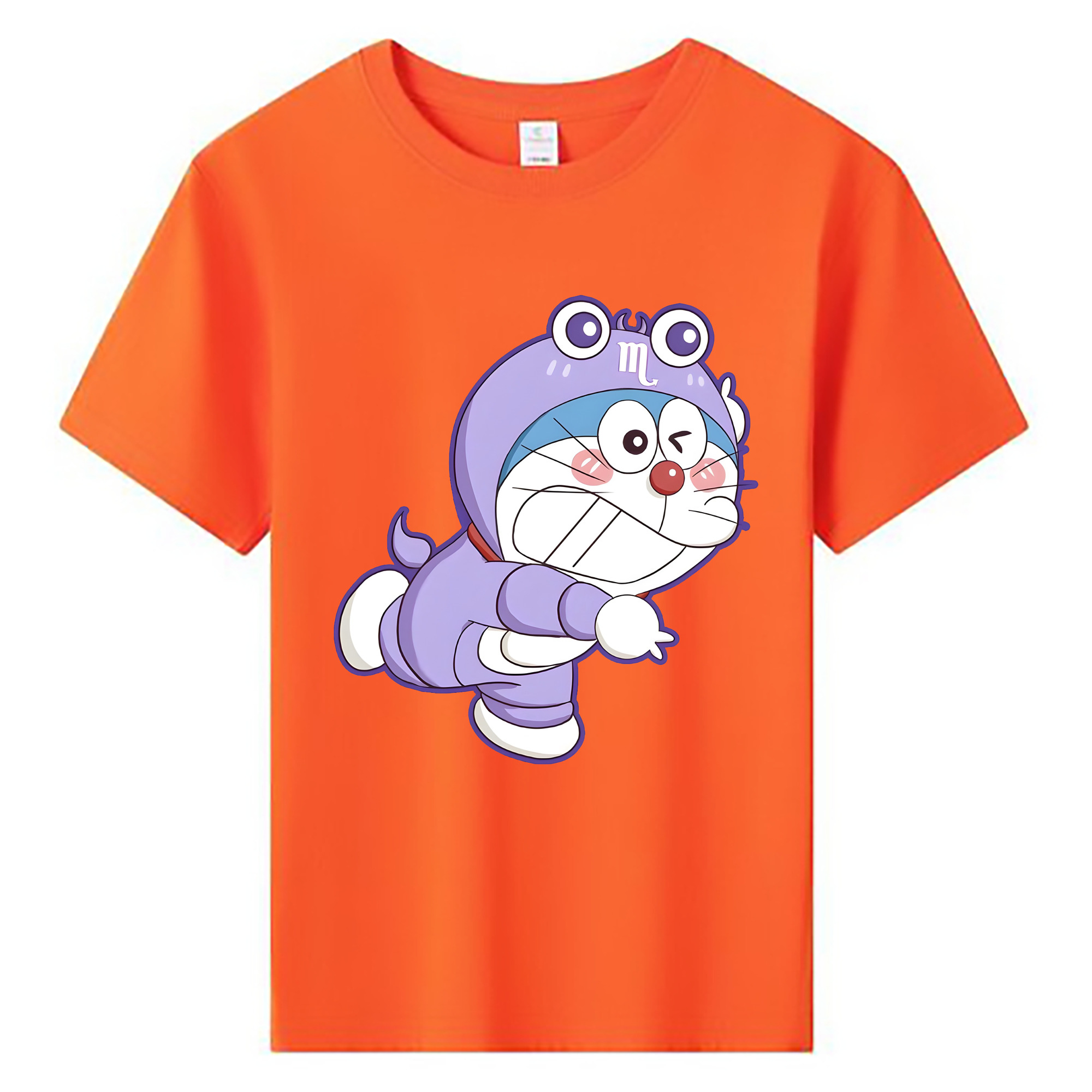 （画像用） ドラえもん Doraemon 綿100％キッズTシャツ（フロントプリント）