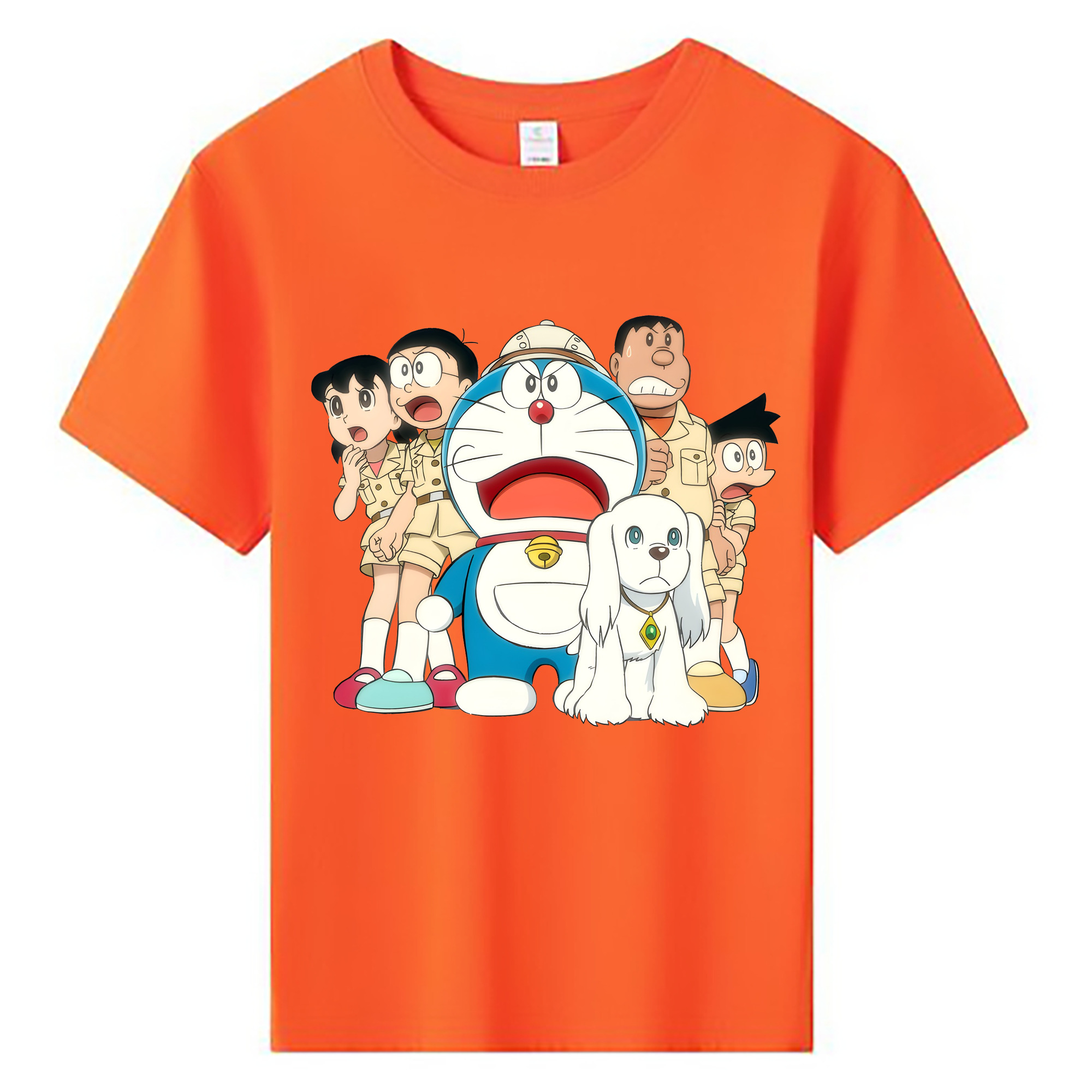 （画像用） ドラえもん Doraemon 綿100％キッズTシャツ（フロントプリント）