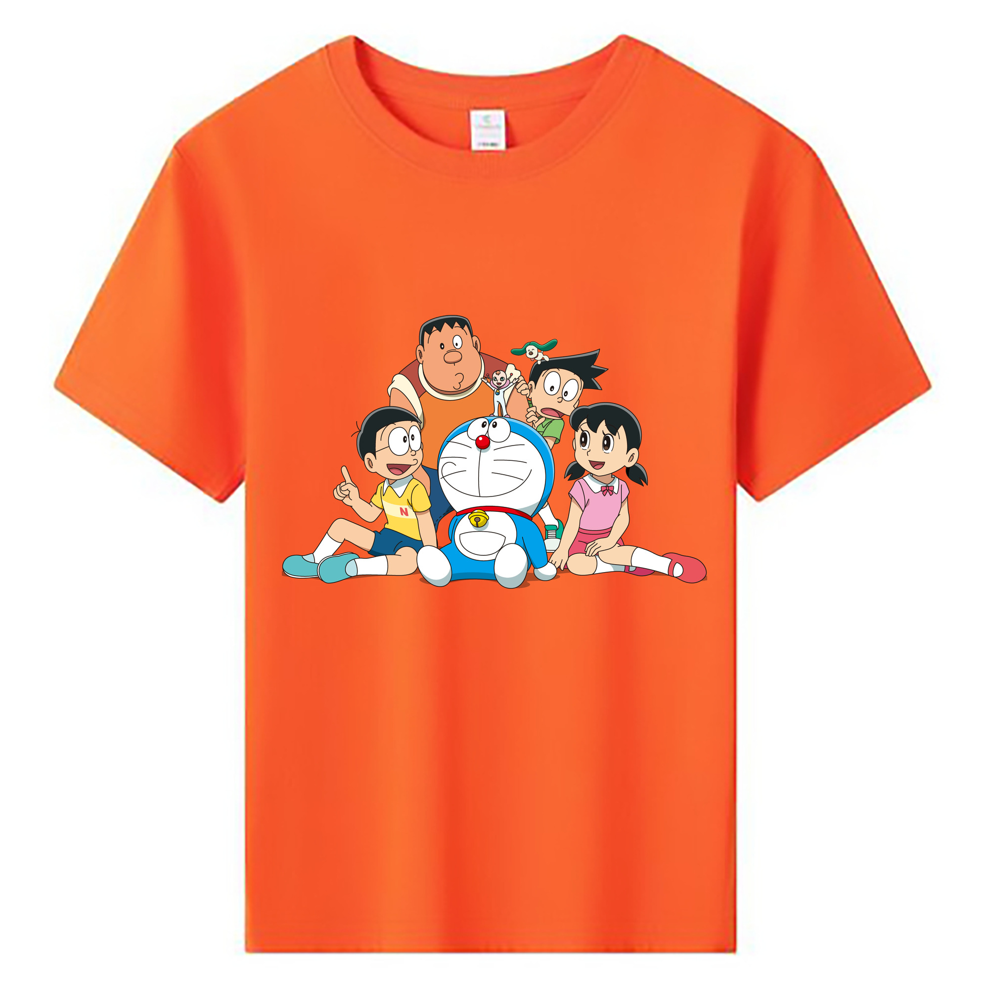 （画像用） ドラえもん Doraemon 綿100％キッズTシャツ（フロントプリント）