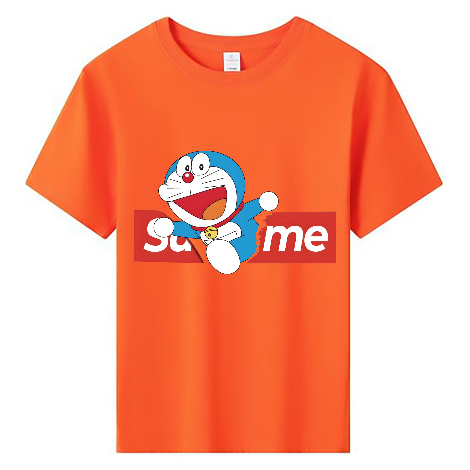 （画像用） ドラえもん Doraemon 綿100％キッズTシャツ（フロントプリント）