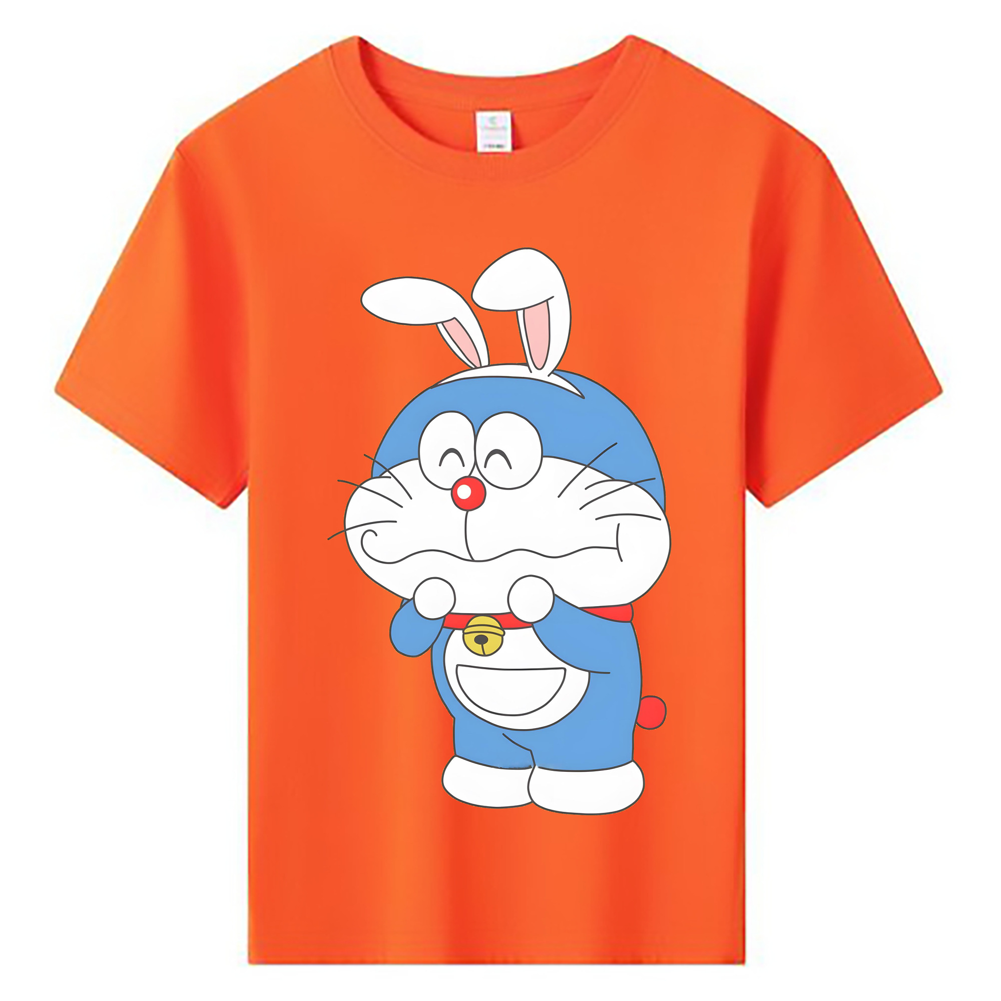 （画像用） ドラえもん Doraemon 綿100％キッズTシャツ（フロントプリント）
