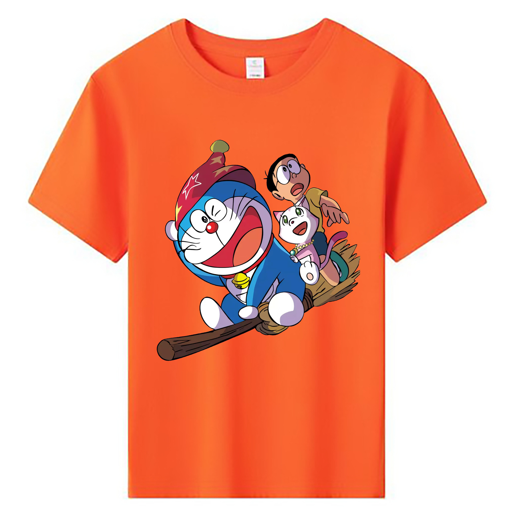 （画像用） ドラえもん Doraemon 綿100％キッズTシャツ（フロントプリント）