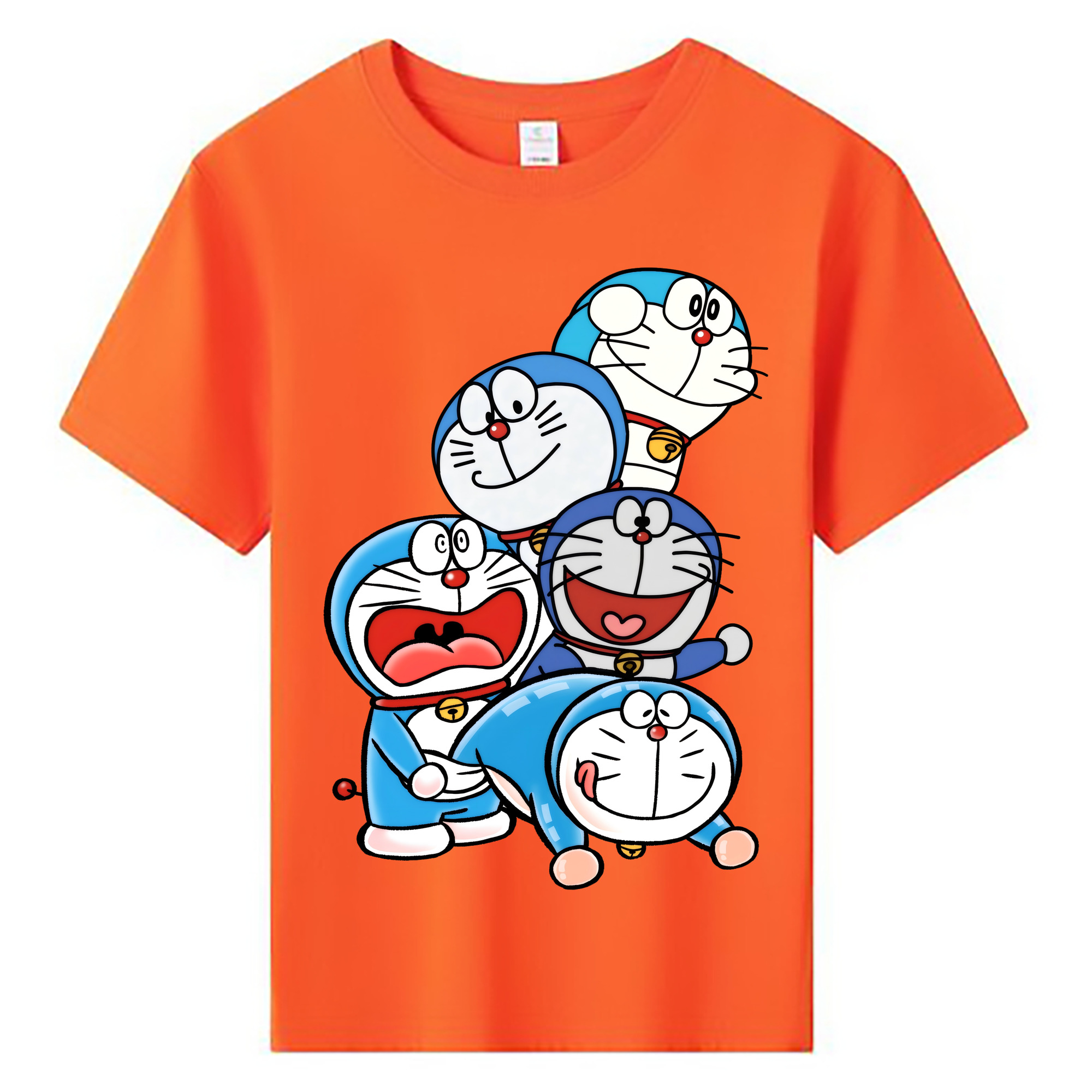 （画像用） ドラえもん Doraemon 綿100％キッズTシャツ（フロントプリント）