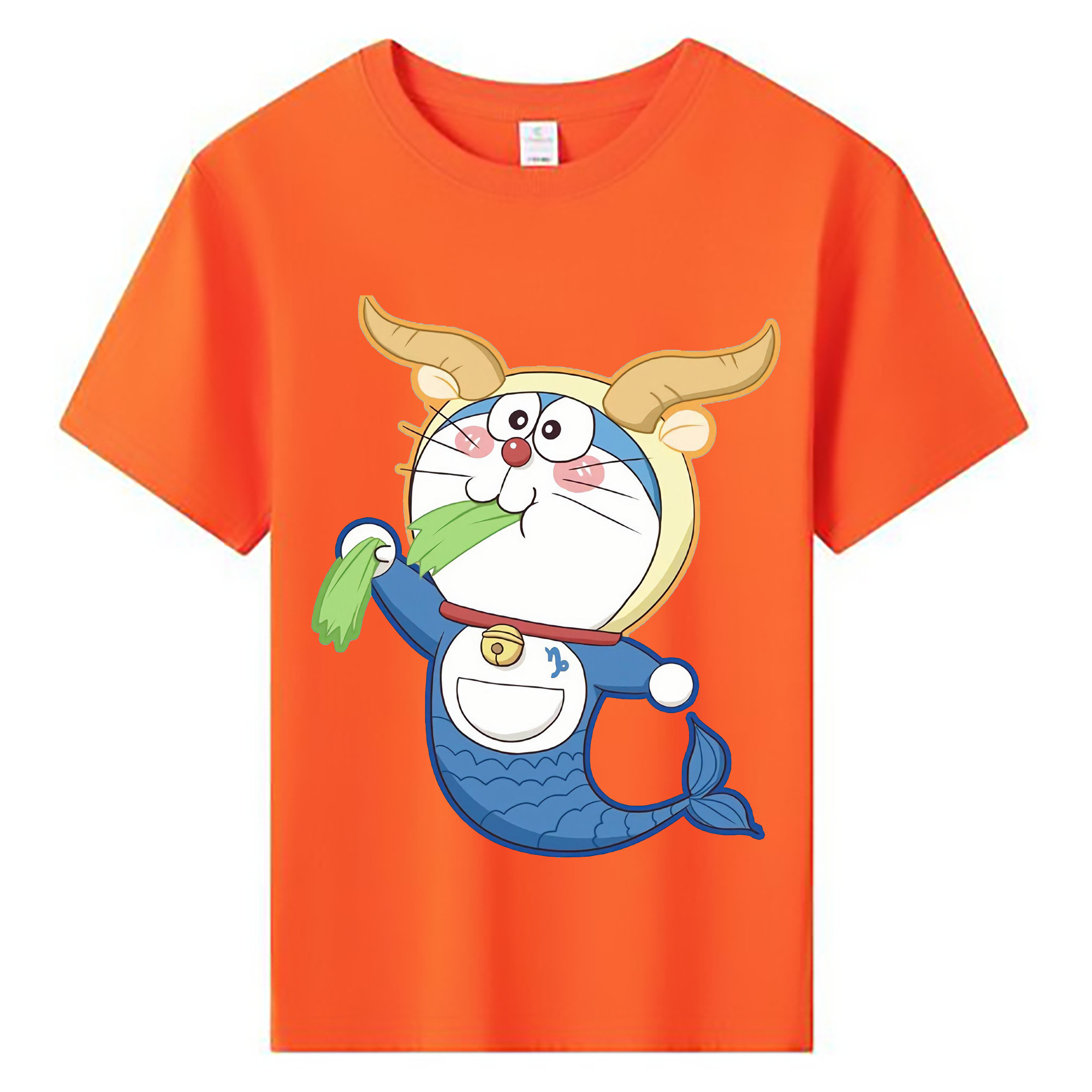 （画像用） ドラえもん Doraemon 綿100％キッズTシャツ（フロントプリント）