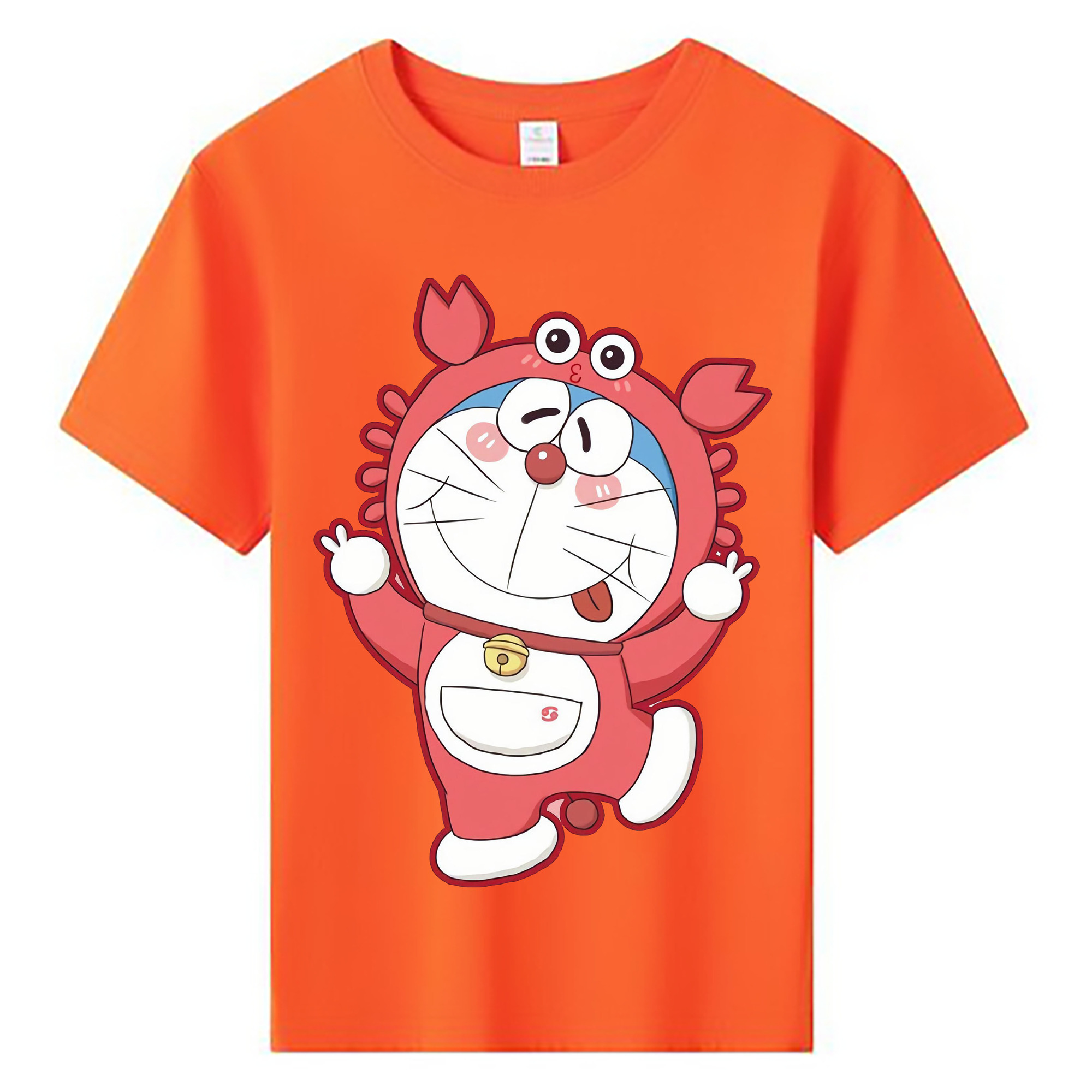（画像用） ドラえもん Doraemon 綿100％キッズTシャツ（フロントプリント）