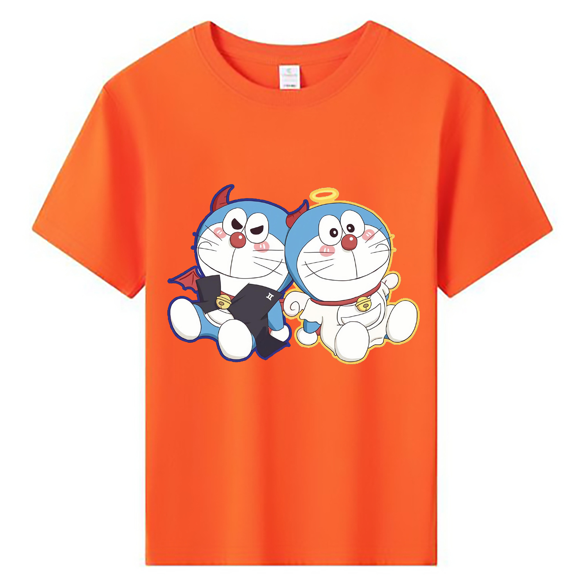 （画像用） ドラえもん Doraemon 綿100％キッズTシャツ（フロントプリント）