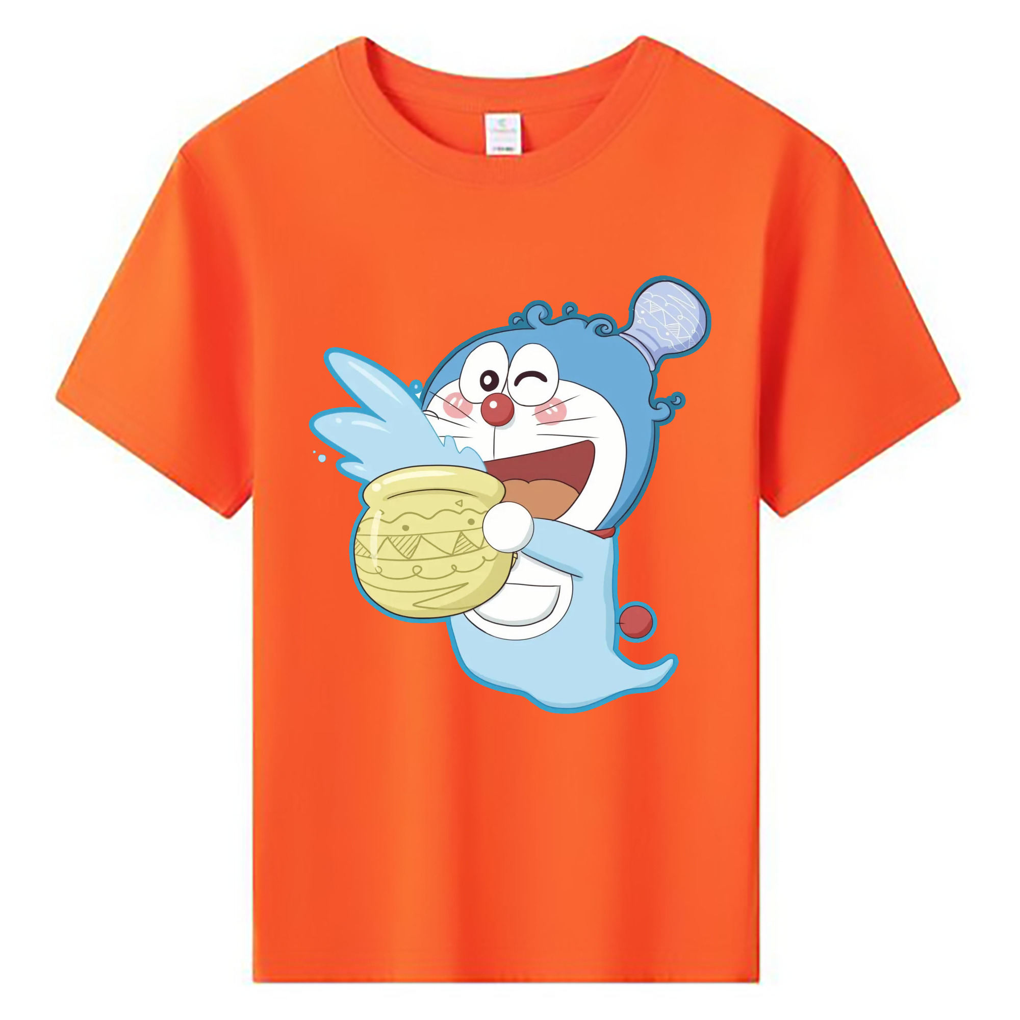 （画像用） ドラえもん Doraemon 綿100％キッズTシャツ（フロントプリント）