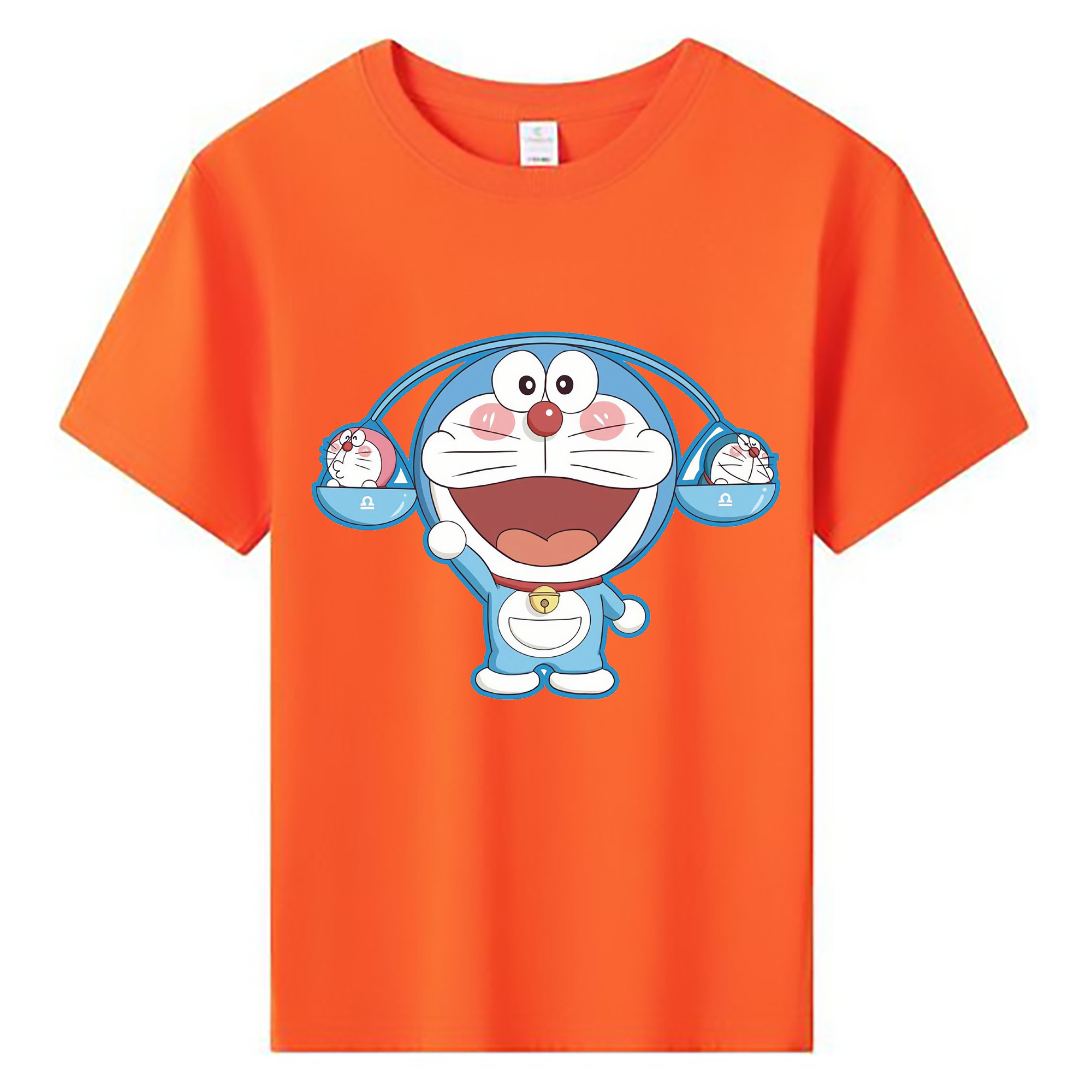 （画像用） ドラえもん Doraemon 綿100％キッズTシャツ（フロントプリント）