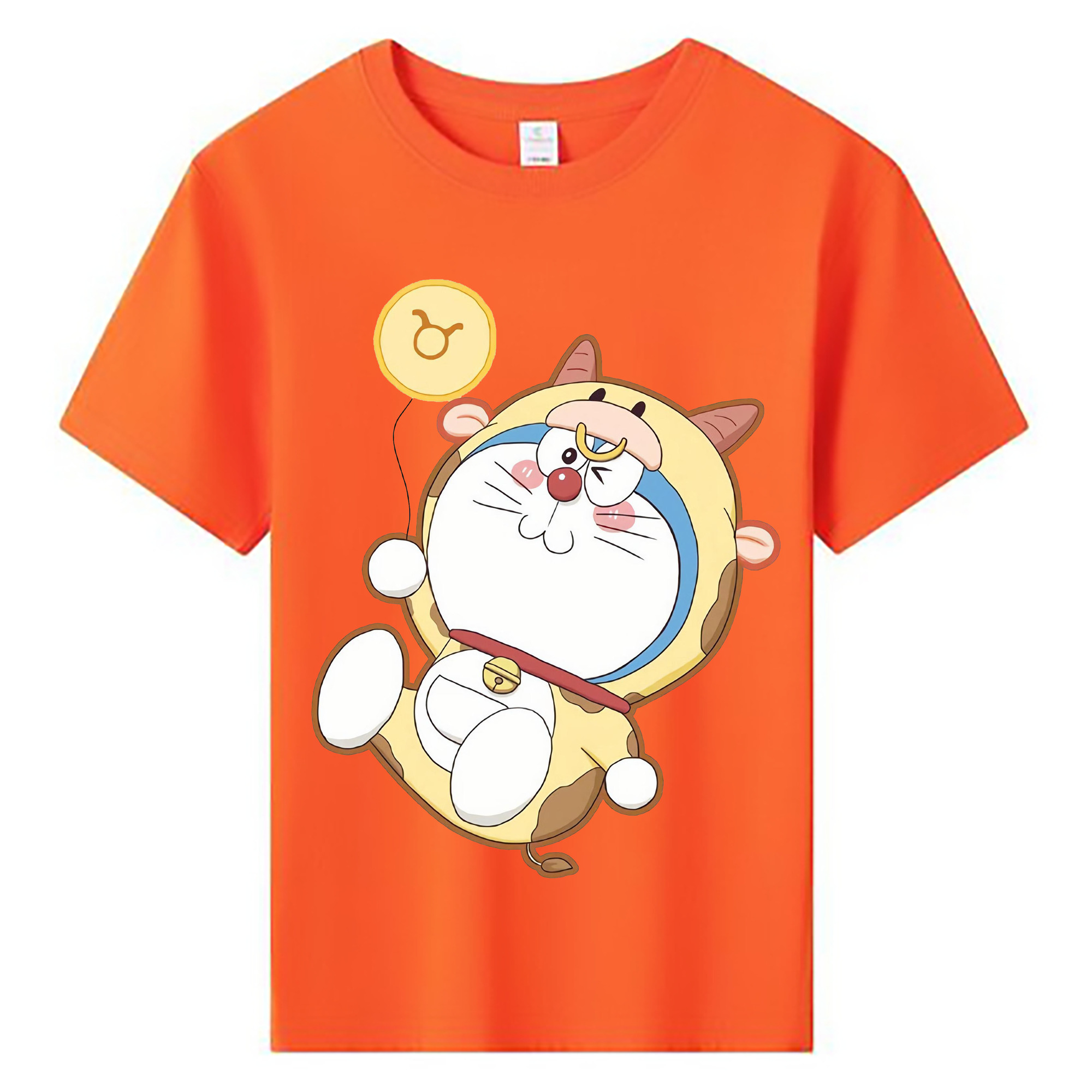（画像用） ドラえもん Doraemon 綿100％キッズTシャツ（フロントプリント）