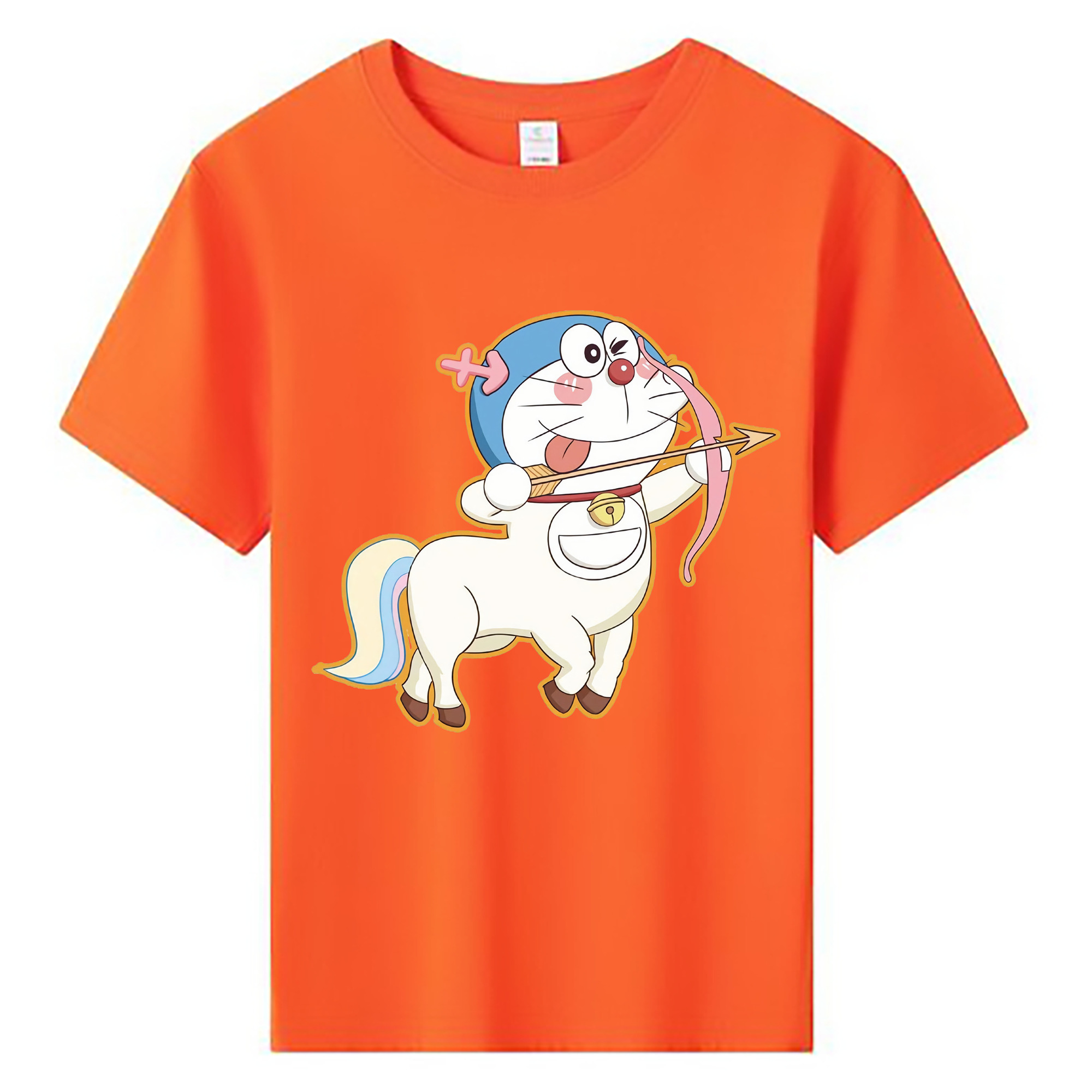 （画像用） ドラえもん Doraemon 綿100％キッズTシャツ（フロントプリント）