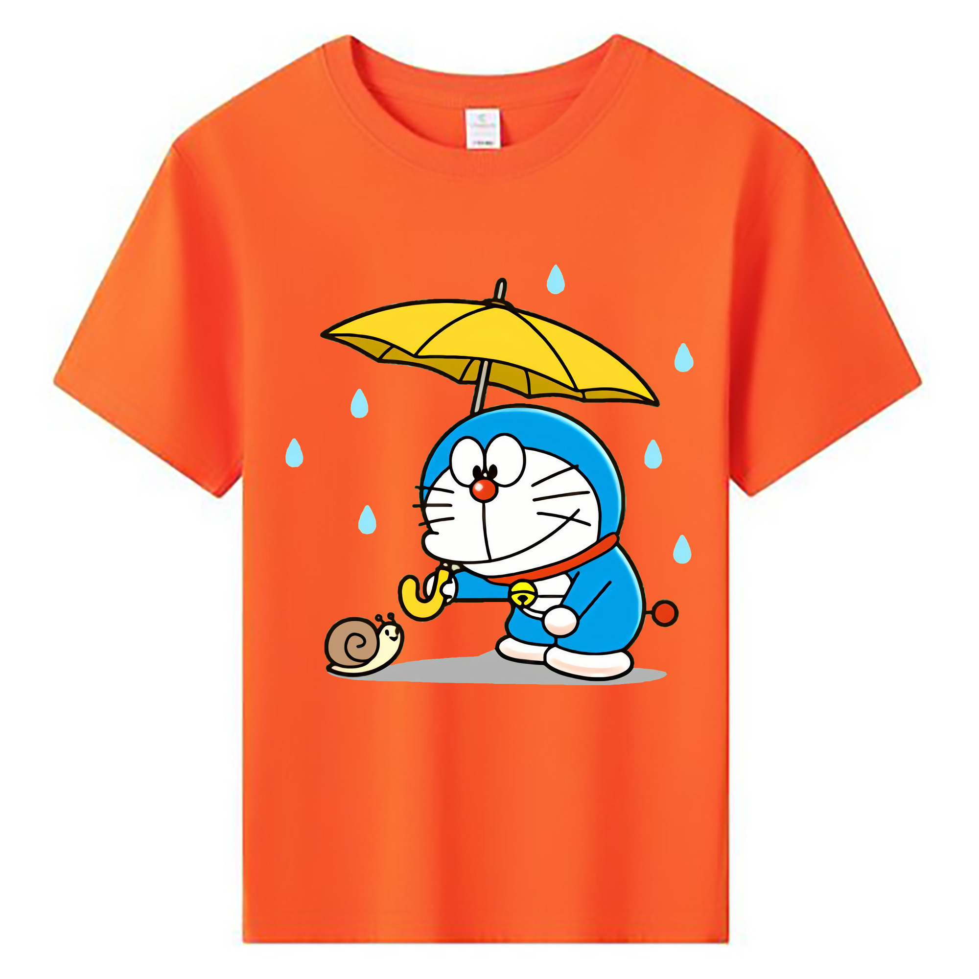 （画像用） ドラえもん Doraemon 綿100％キッズTシャツ（フロントプリント）