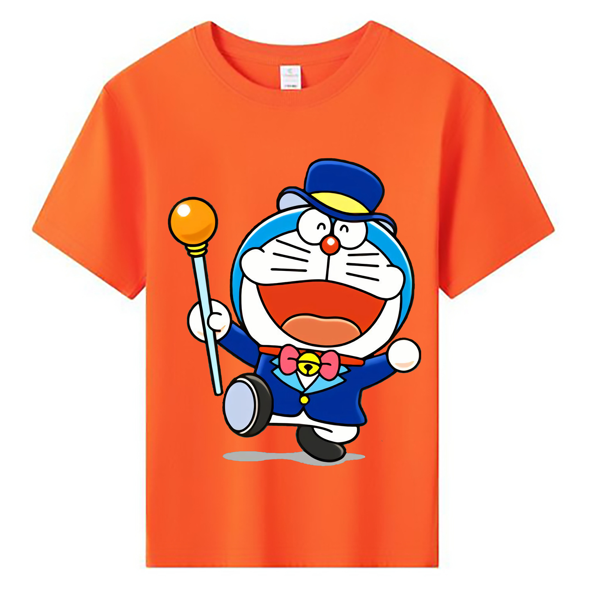 （画像用） ドラえもん Doraemon 綿100％キッズTシャツ（フロントプリント）