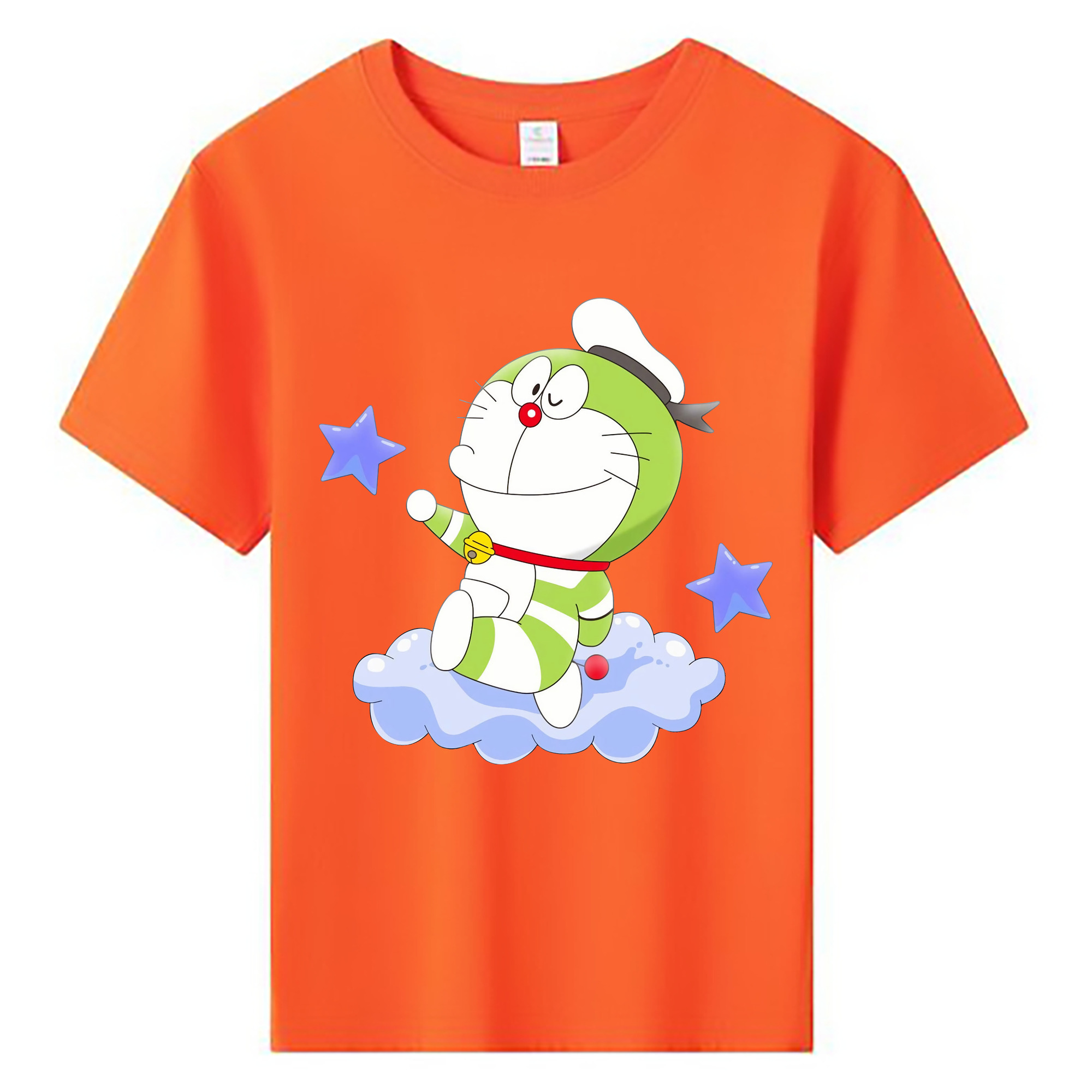 （画像用） ドラえもん Doraemon 綿100％キッズTシャツ（フロントプリント）