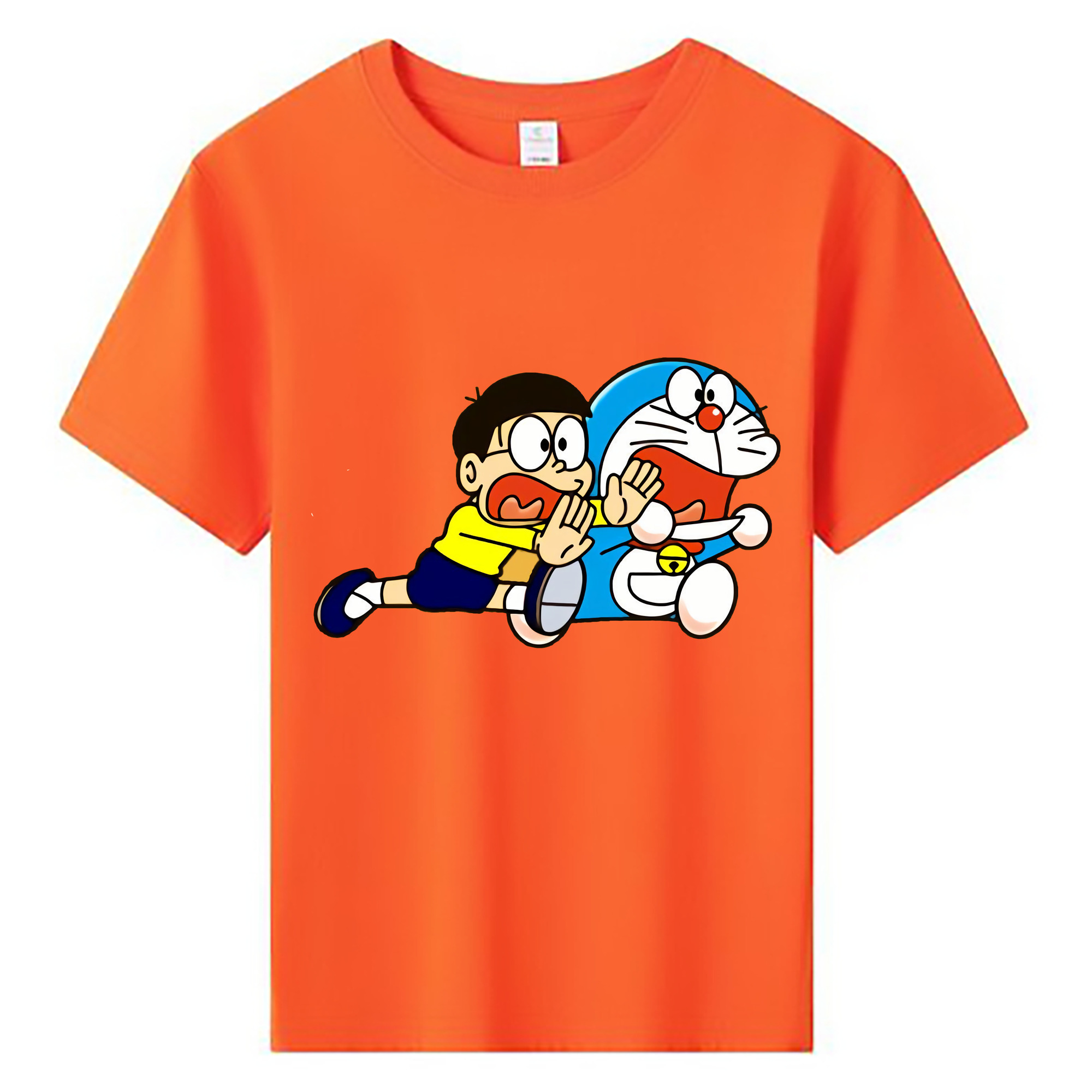 （画像用） ドラえもん Doraemon 綿100％キッズTシャツ（フロントプリント）